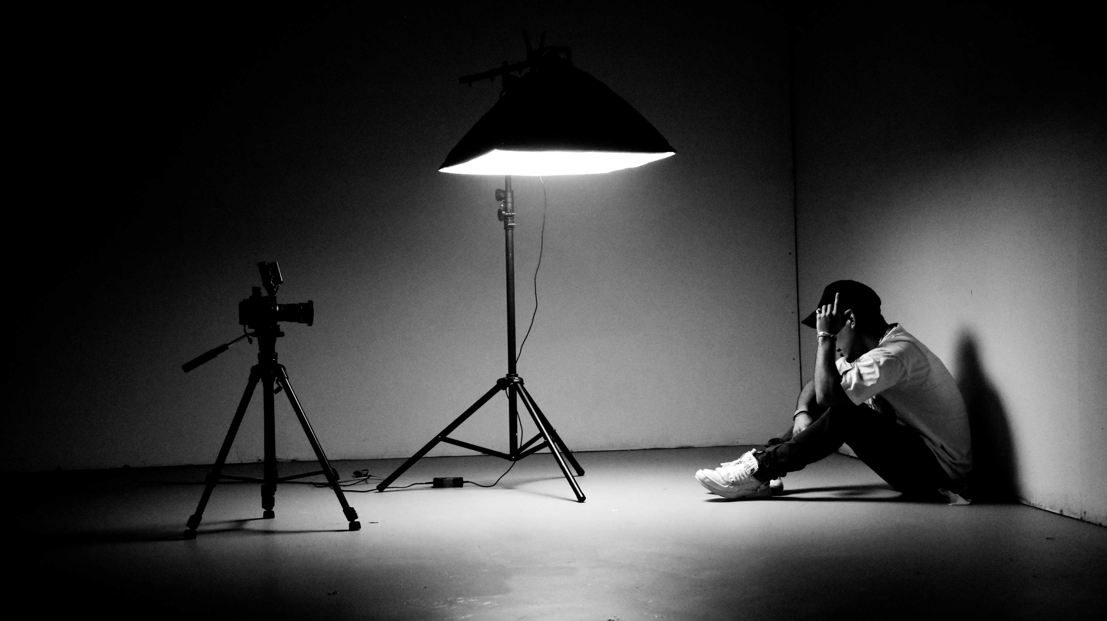 Warehouse music video shoot