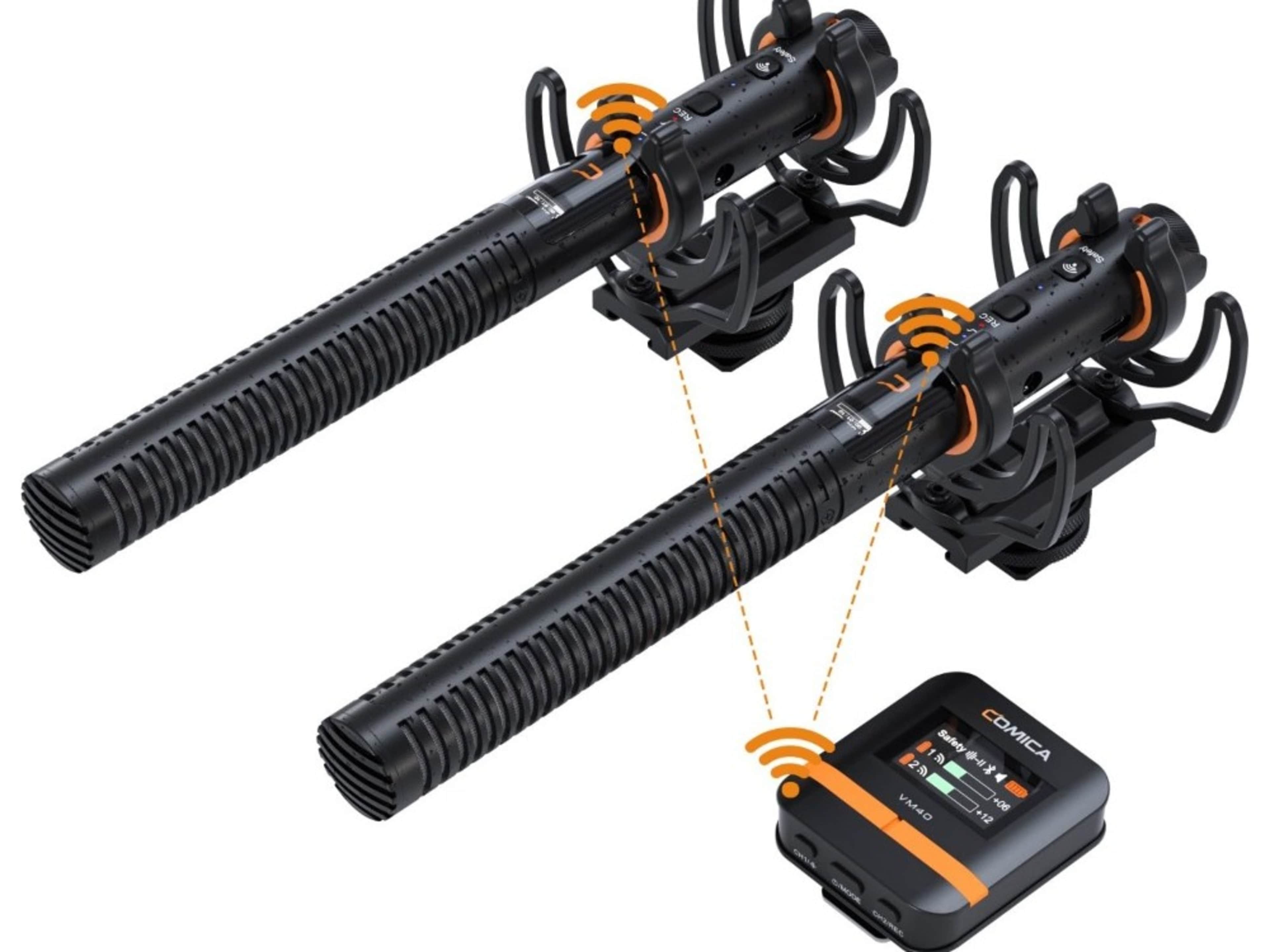 2 x Wireless Boom Mics 32 bit float