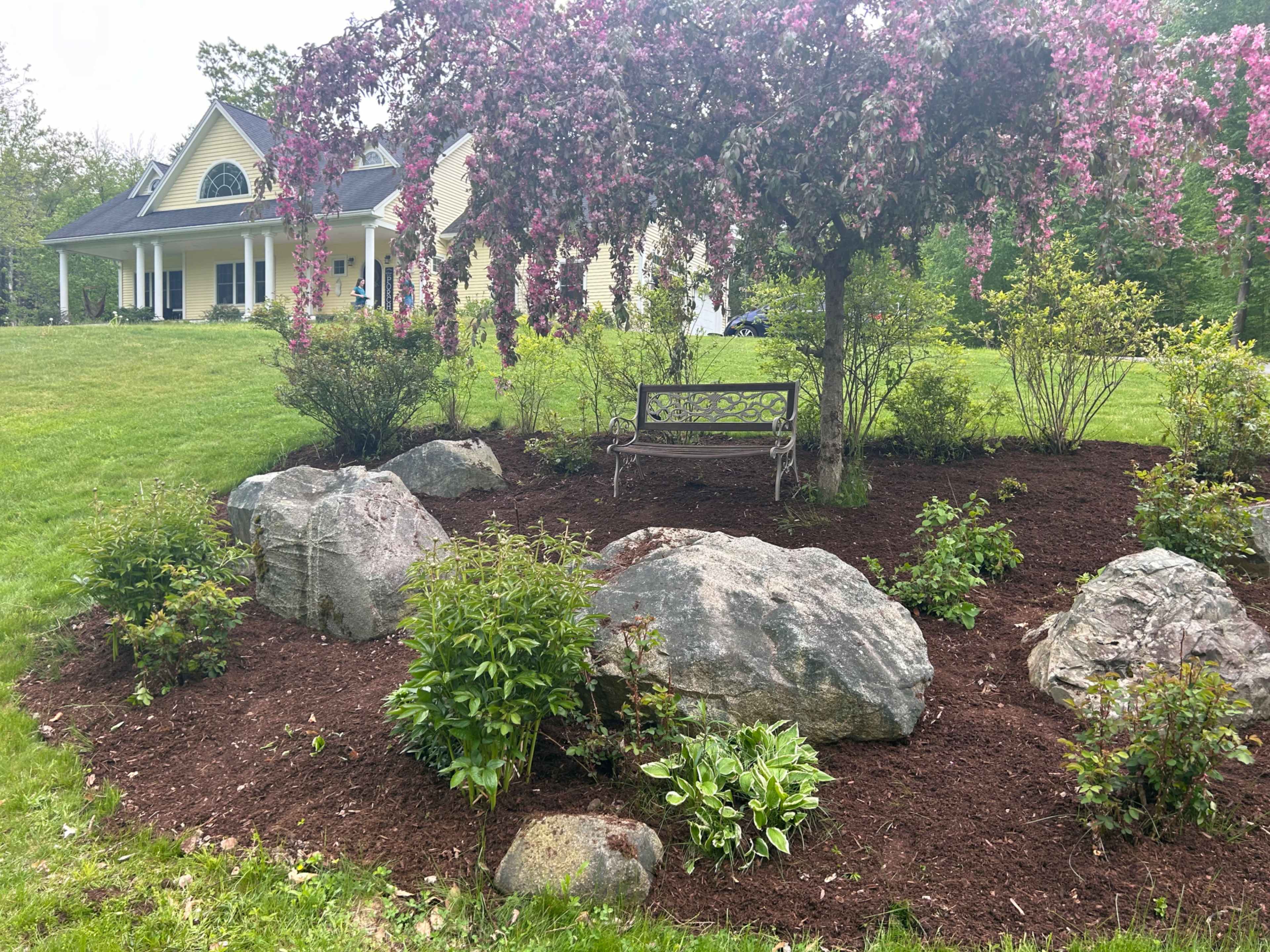 Large family home with front porch with 10 acres on a hill Image in Hampton Falls, Hampton Falls, NH