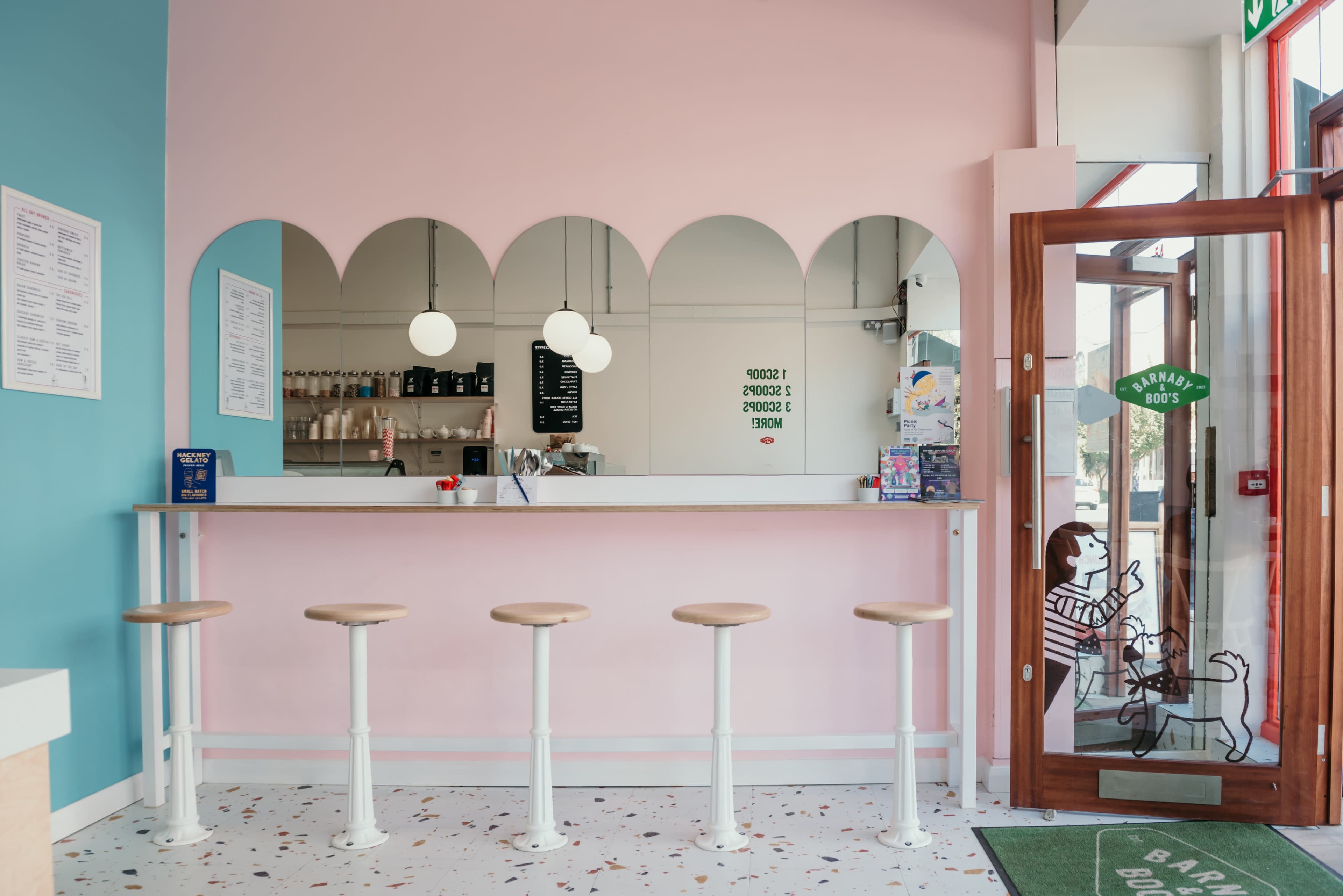 Cute highsteet ice cream cafe / diner Image in New Malden, New Malden, ENG