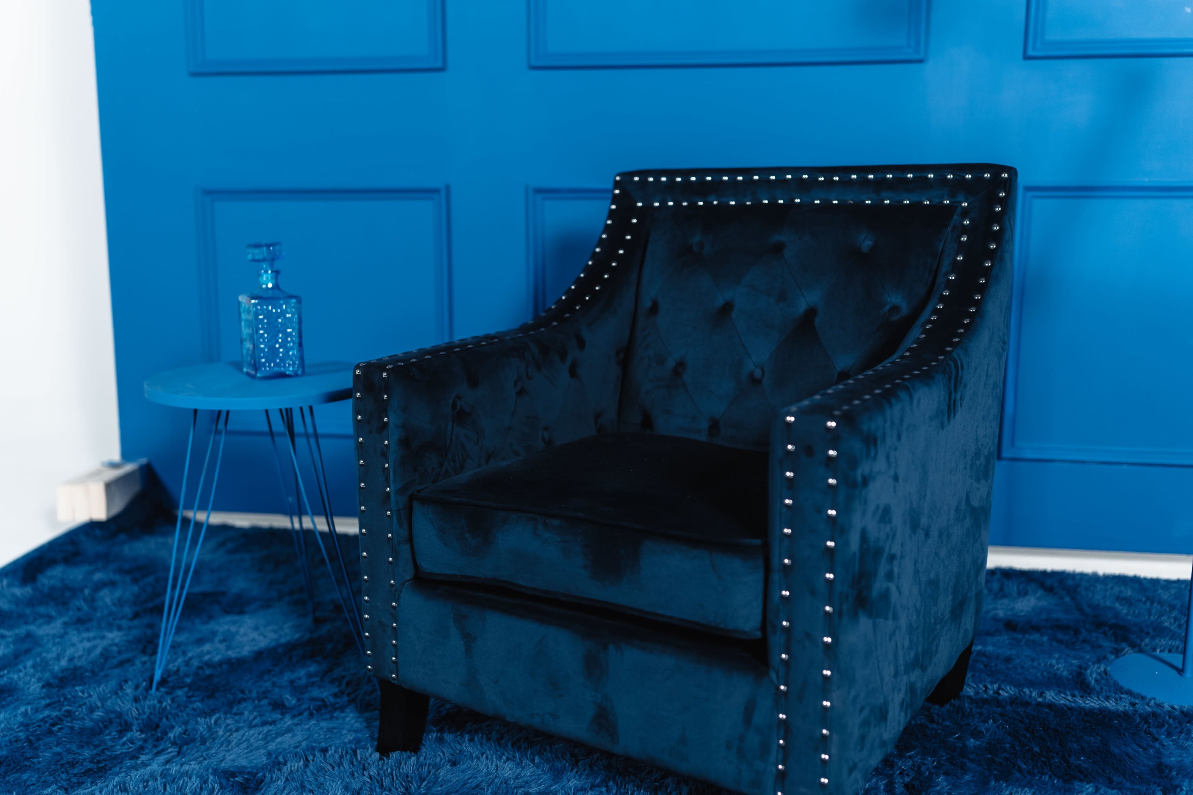 Monochromatic Editorial Lounge Set @ Winning House Image in Chestnut Hill, Nashville, TN