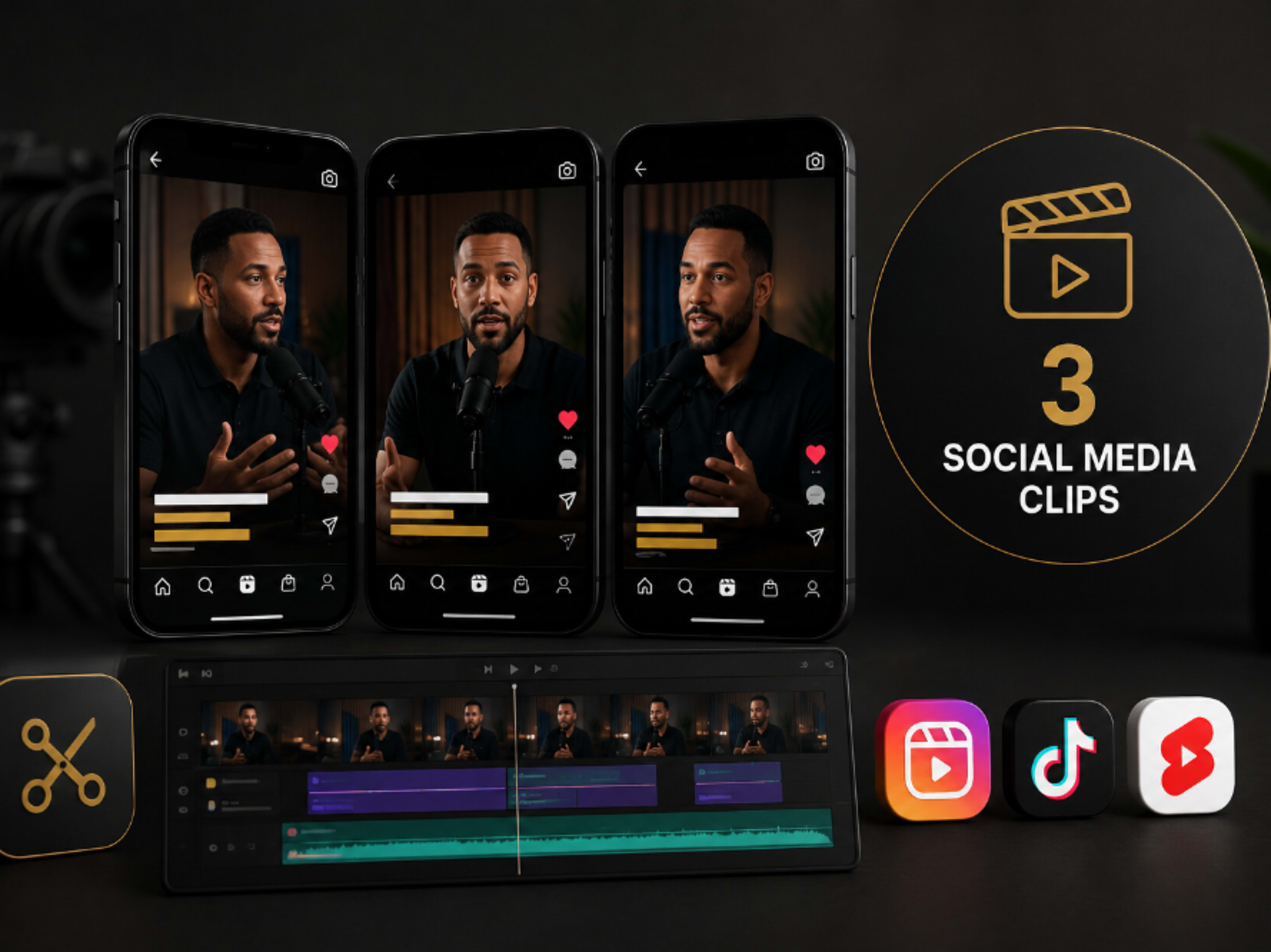 3 Social Media Clips