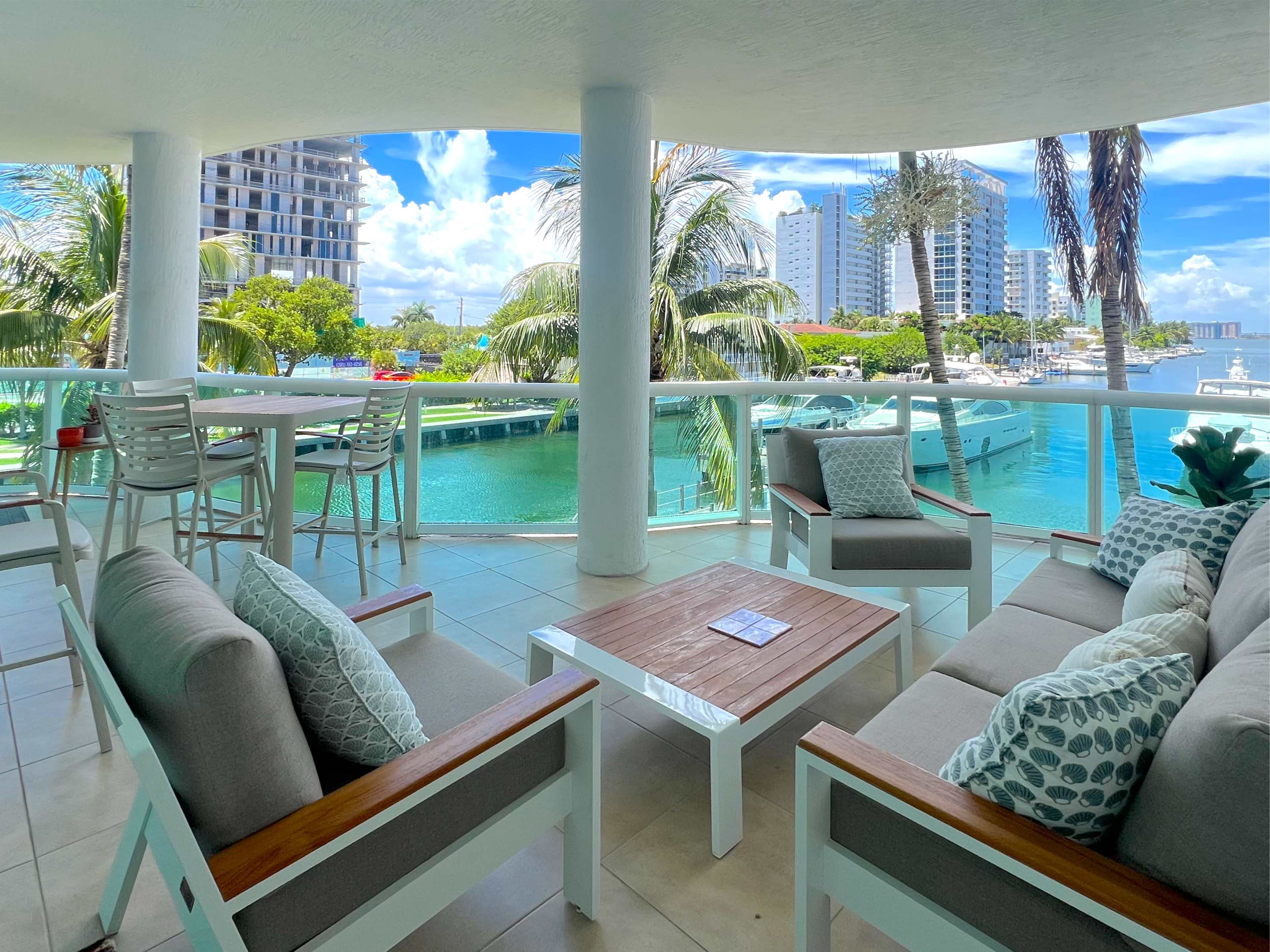 Waterfront Apartment with Yacht Views Image in North Bay Village, Miami, FL
