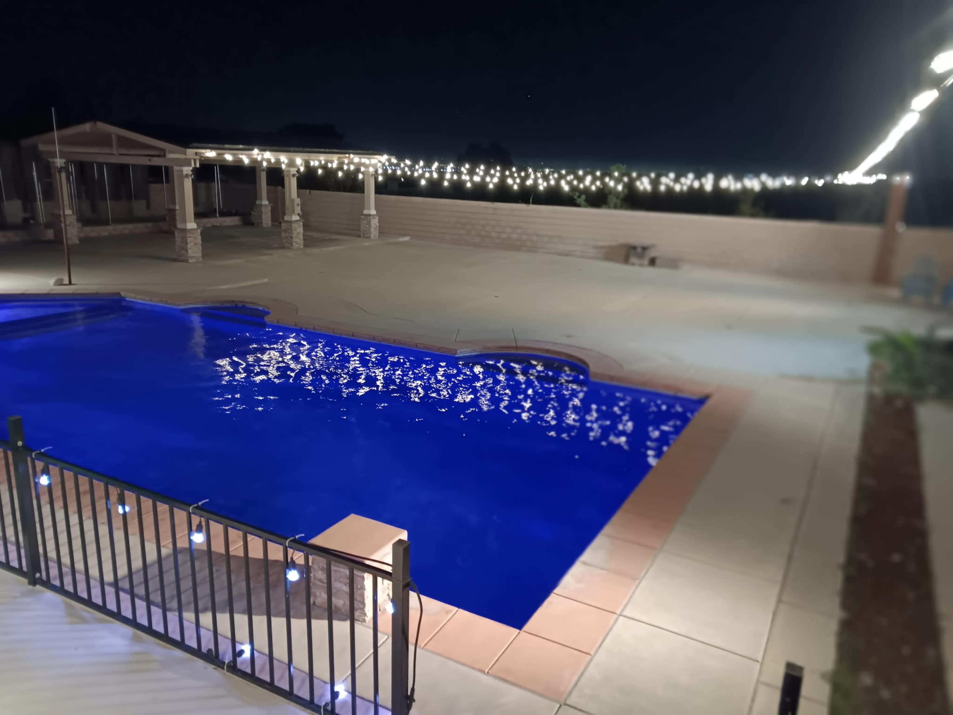 "🌟 SAN BERNARDINO’S MOST REQUESTED BACKYARD VENUE — HEATED POOL • 🏙️ SKYLINE VIEWS • 🎬 26FT SCREEN ✨ FULL-SERVICE ADD-ONS" Image in Verdemont, San bernardino, CA