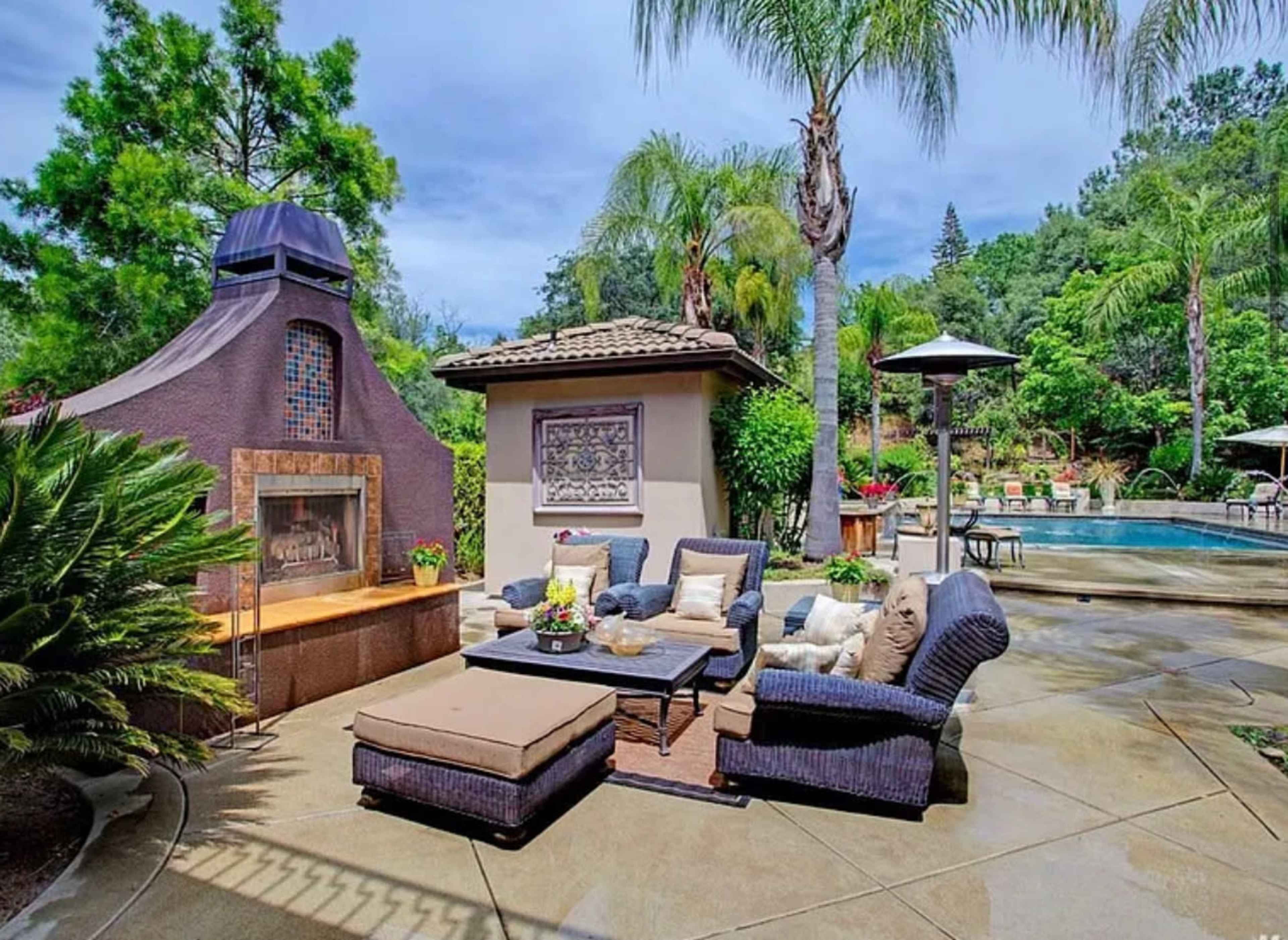 Resort style backyard Image in American River Canyon North, Folsom, CA