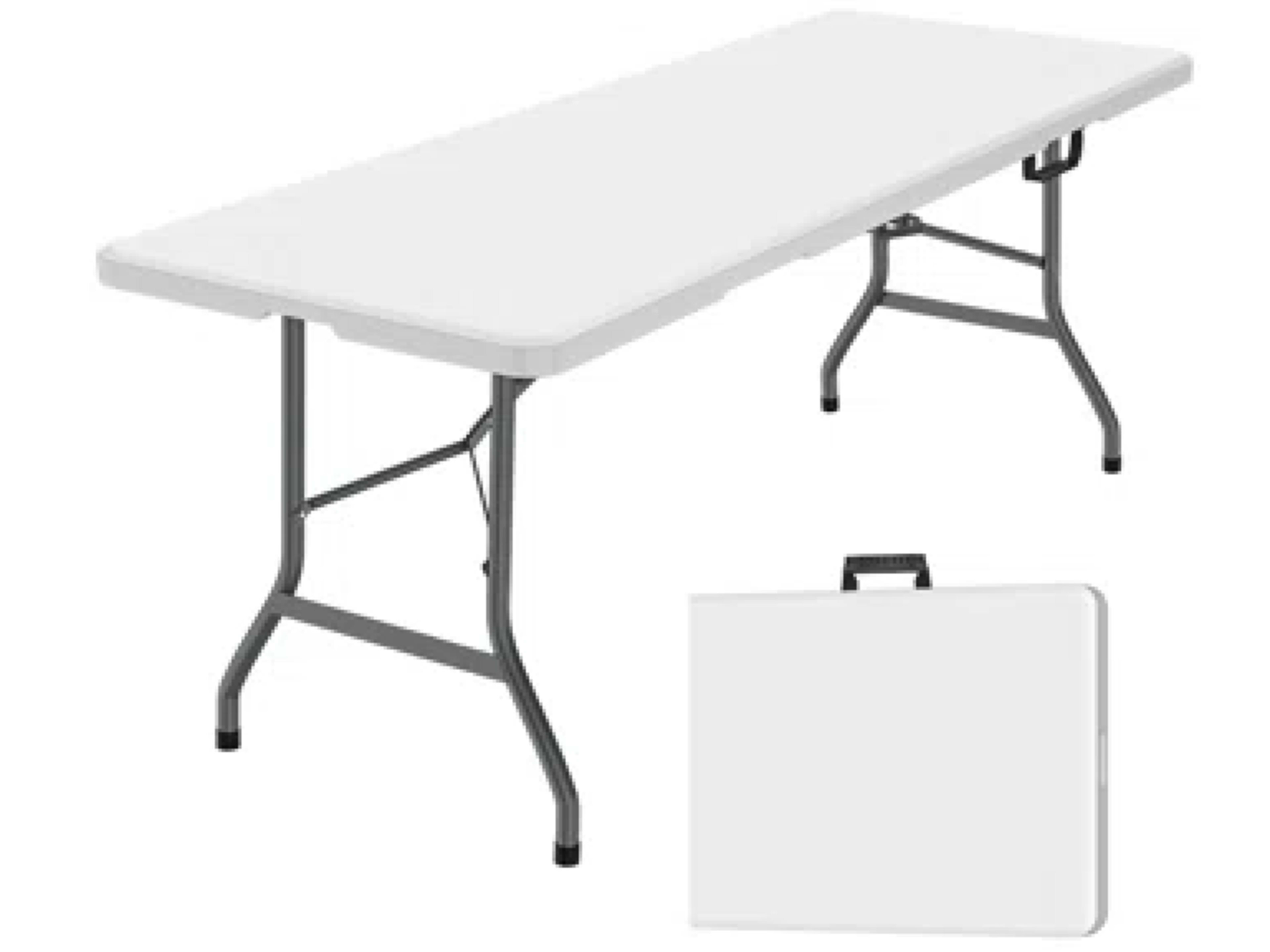 Fold Out White Tables