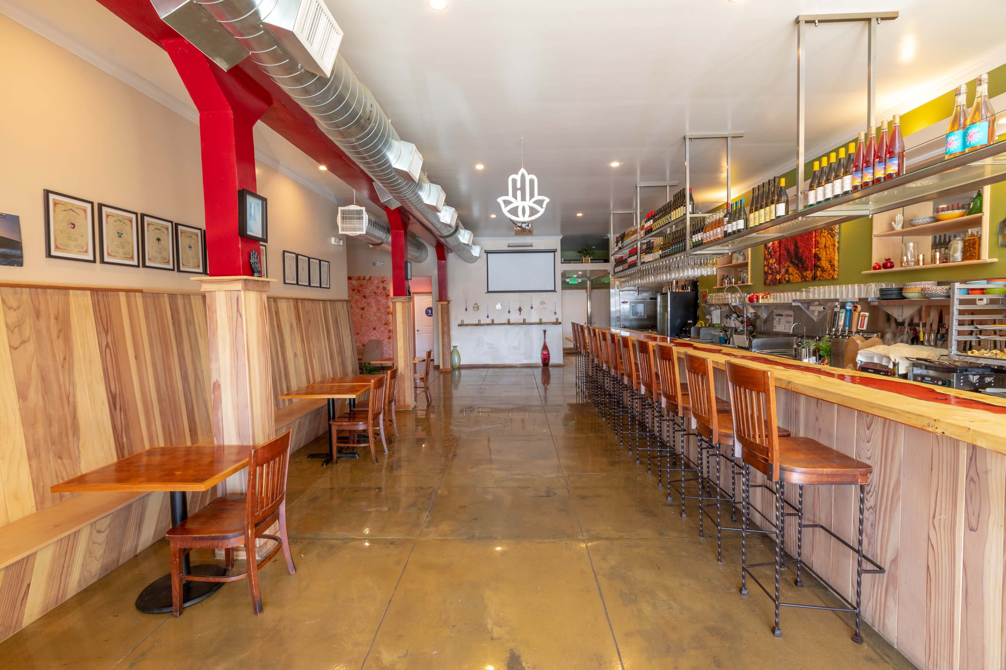 Restaurant and Patio with Romantic Patio and Natural Tone Decor Image in Lincoln Heights, Los Angeles, CA