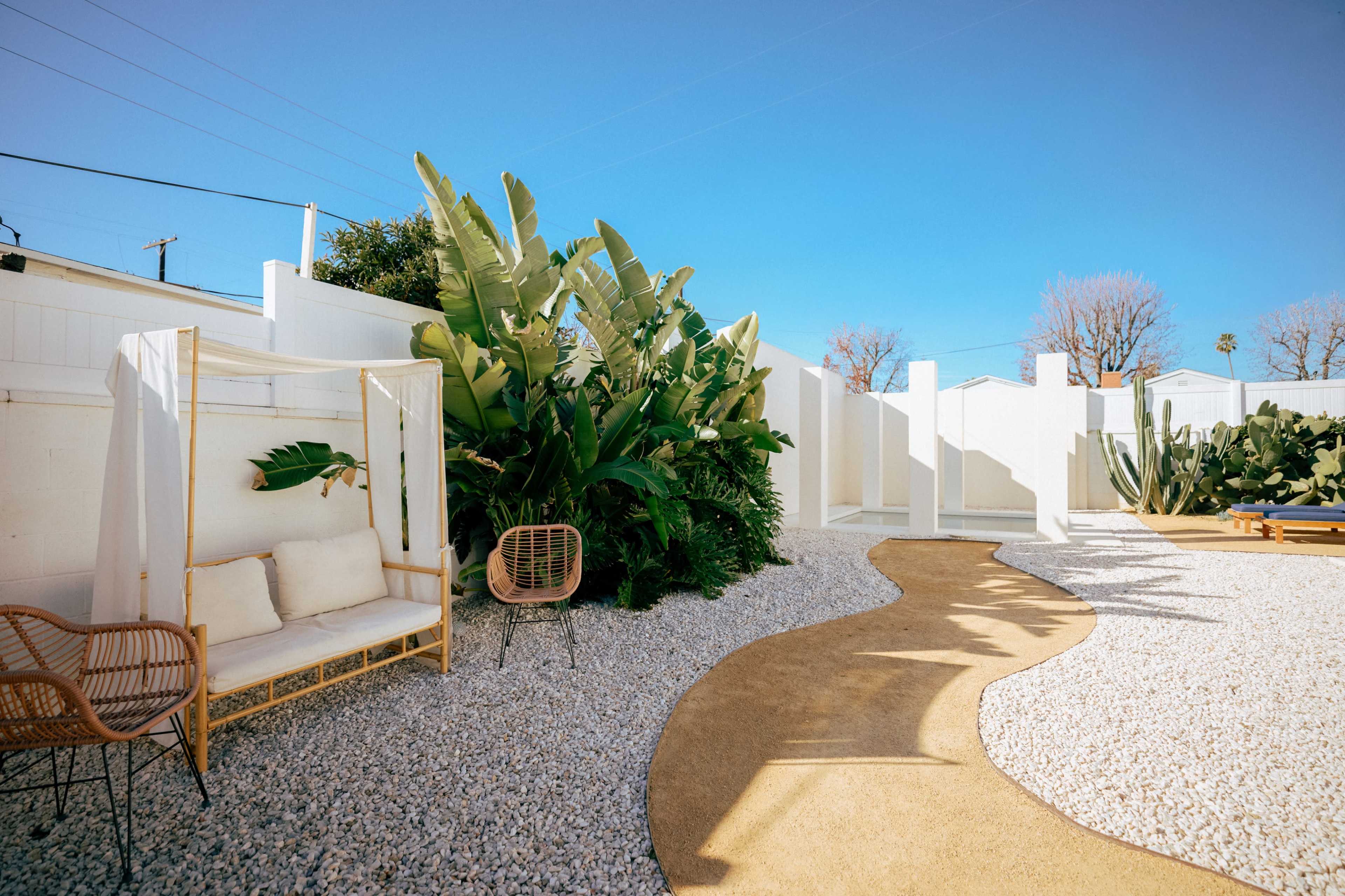 VILLA BLANCO - Greece and Tulum Inspired Location w/ NEW POOL FEATURE and AC Garage-Studio! Image in North Hollywood, North Hollywood, CA