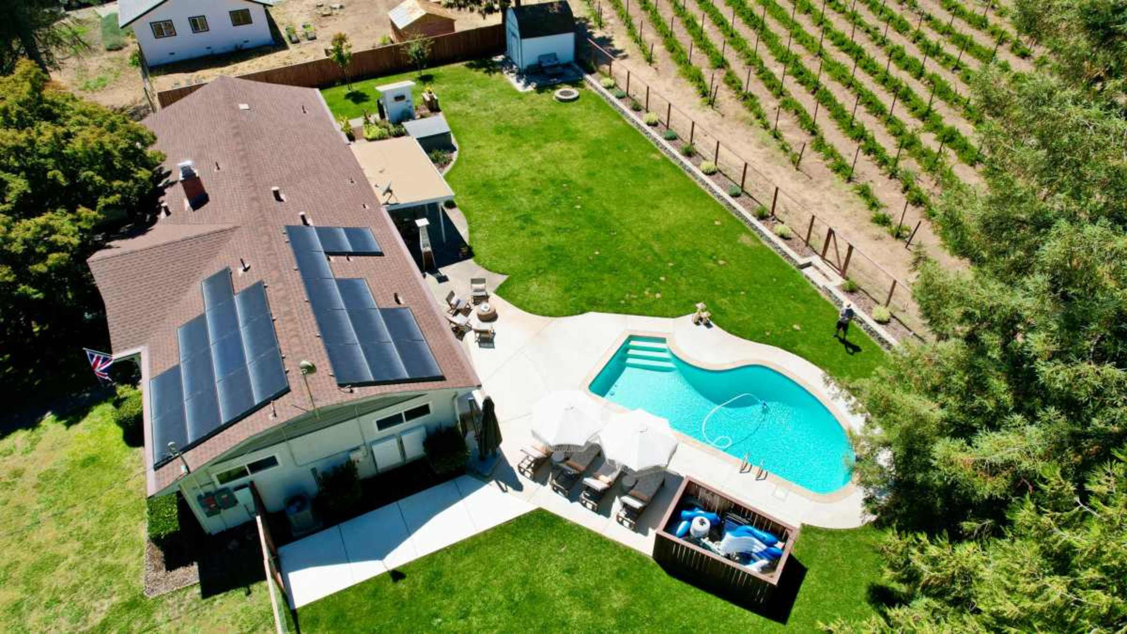 Napa Valley Vineyard Home with Pool and Hot Tub on 1/2 acre Image in , Napa, CA