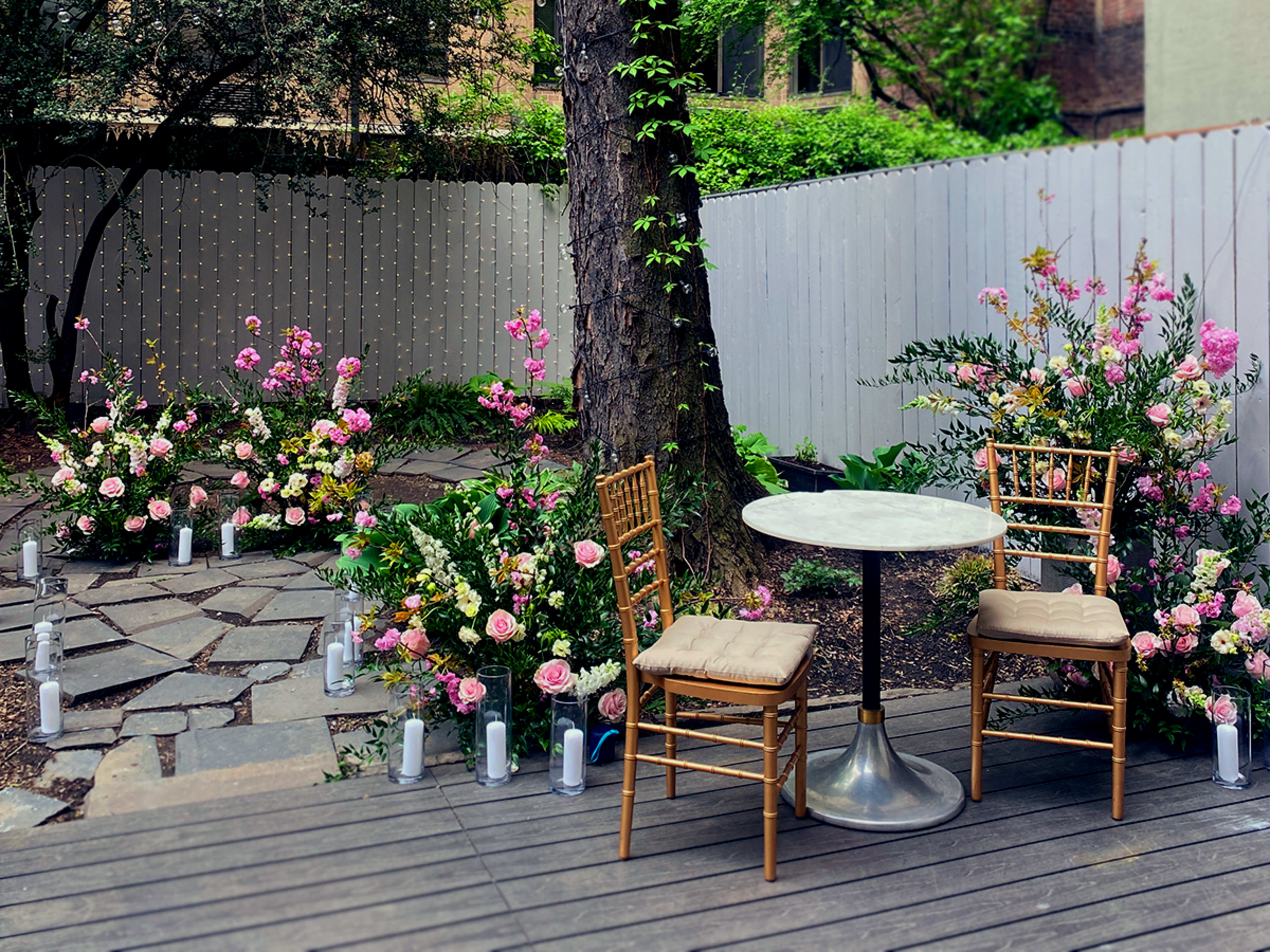 Secret garden at the heart of Manhattan Image in Midtown Manhattan, Manhattan, NY