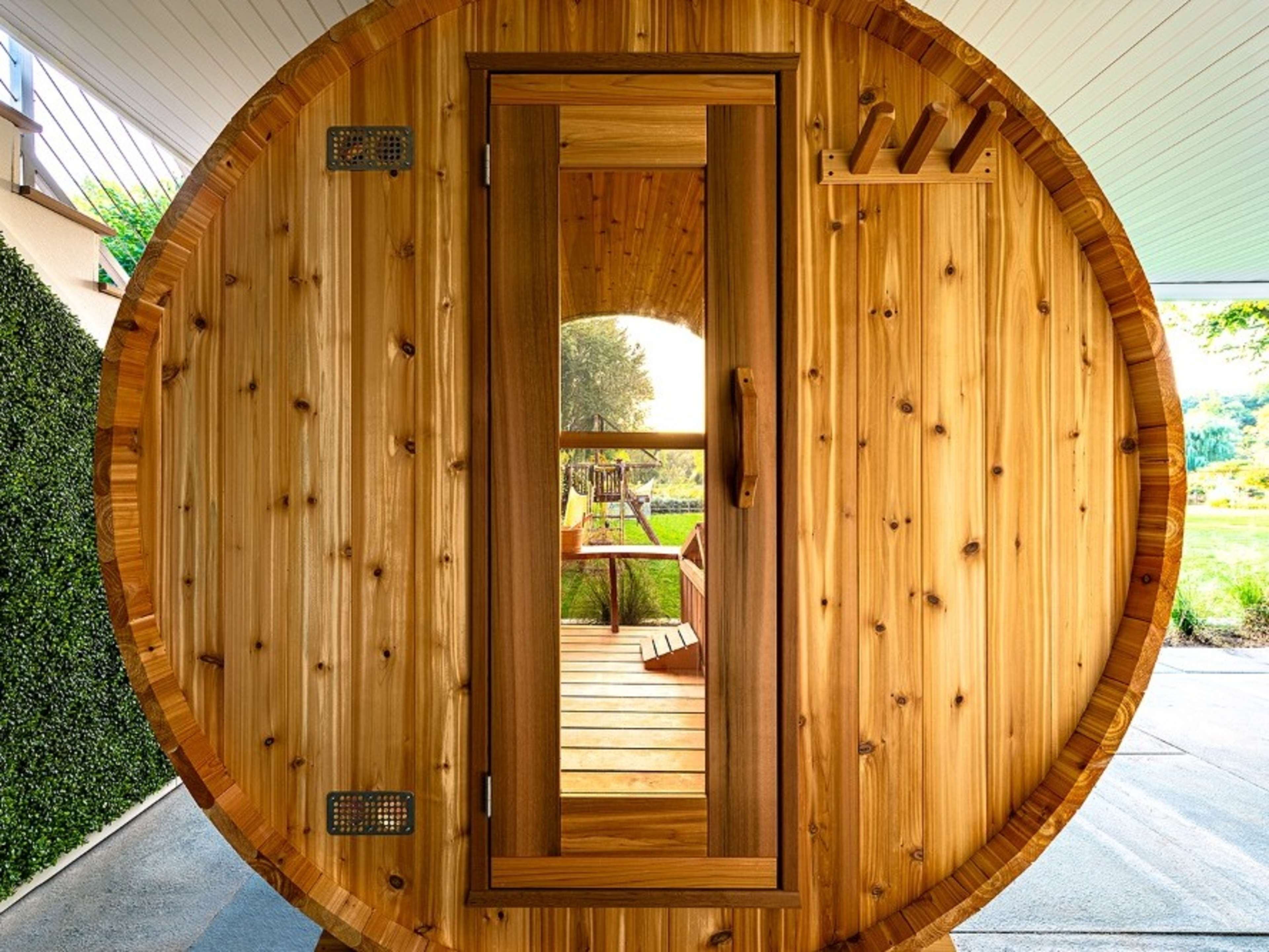Outdoor Barrel Sauna