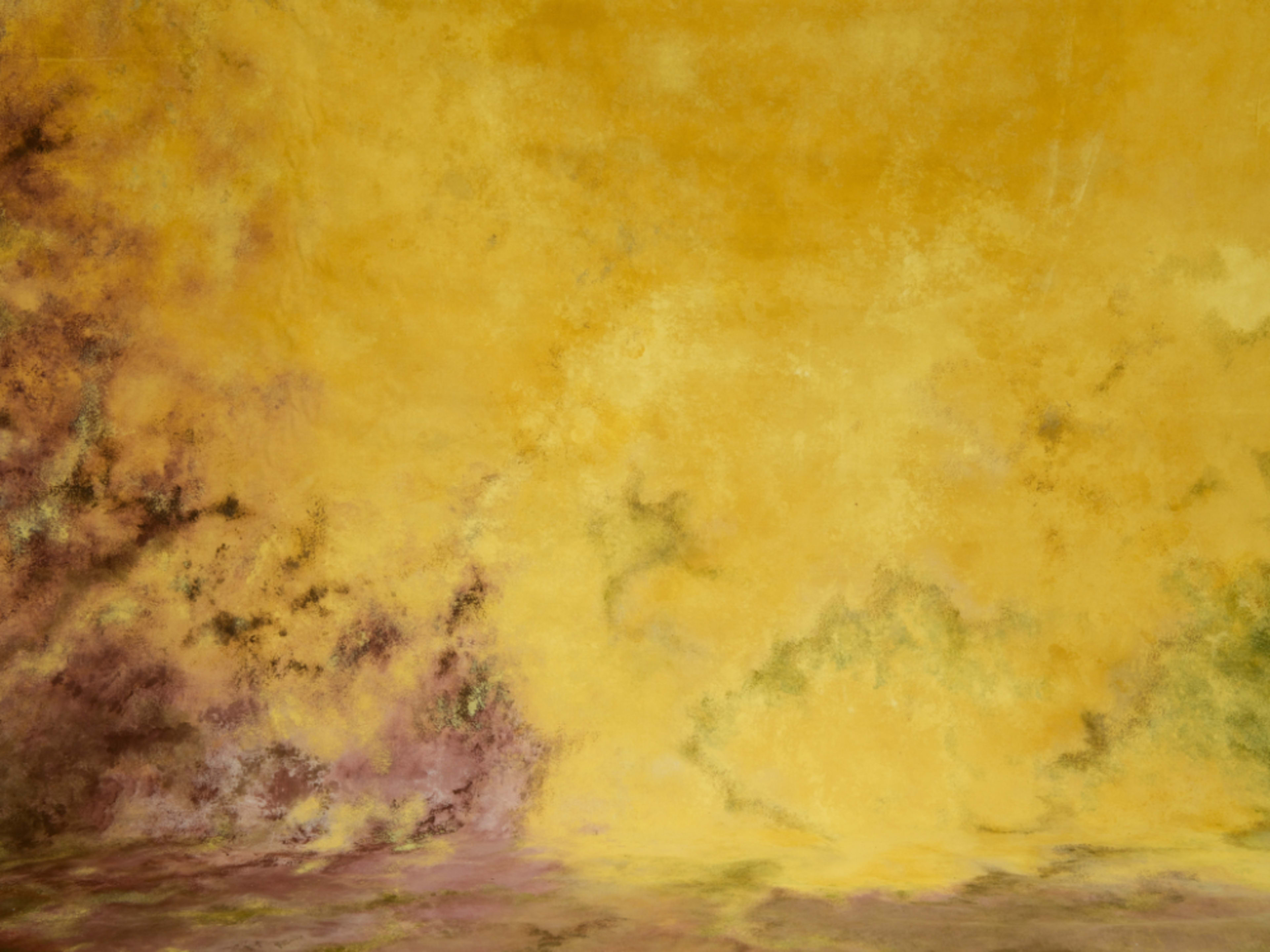 Hand Painted Yellow Backdrop