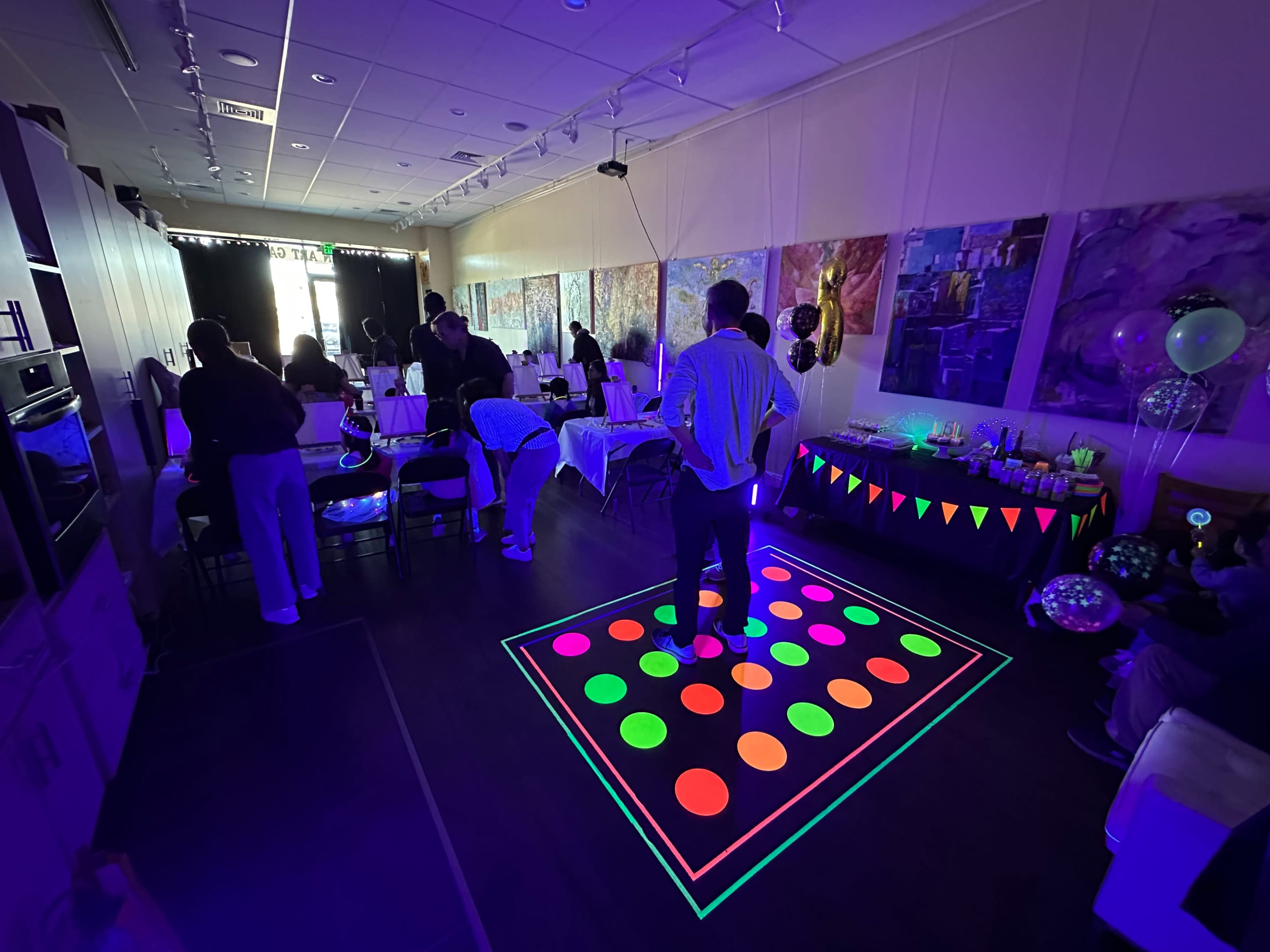 State of the art space showcasing beautiful paintings and a wonderful ambience overlooking Burlingame Avenue. Image in Downtown, Burlingame, CA