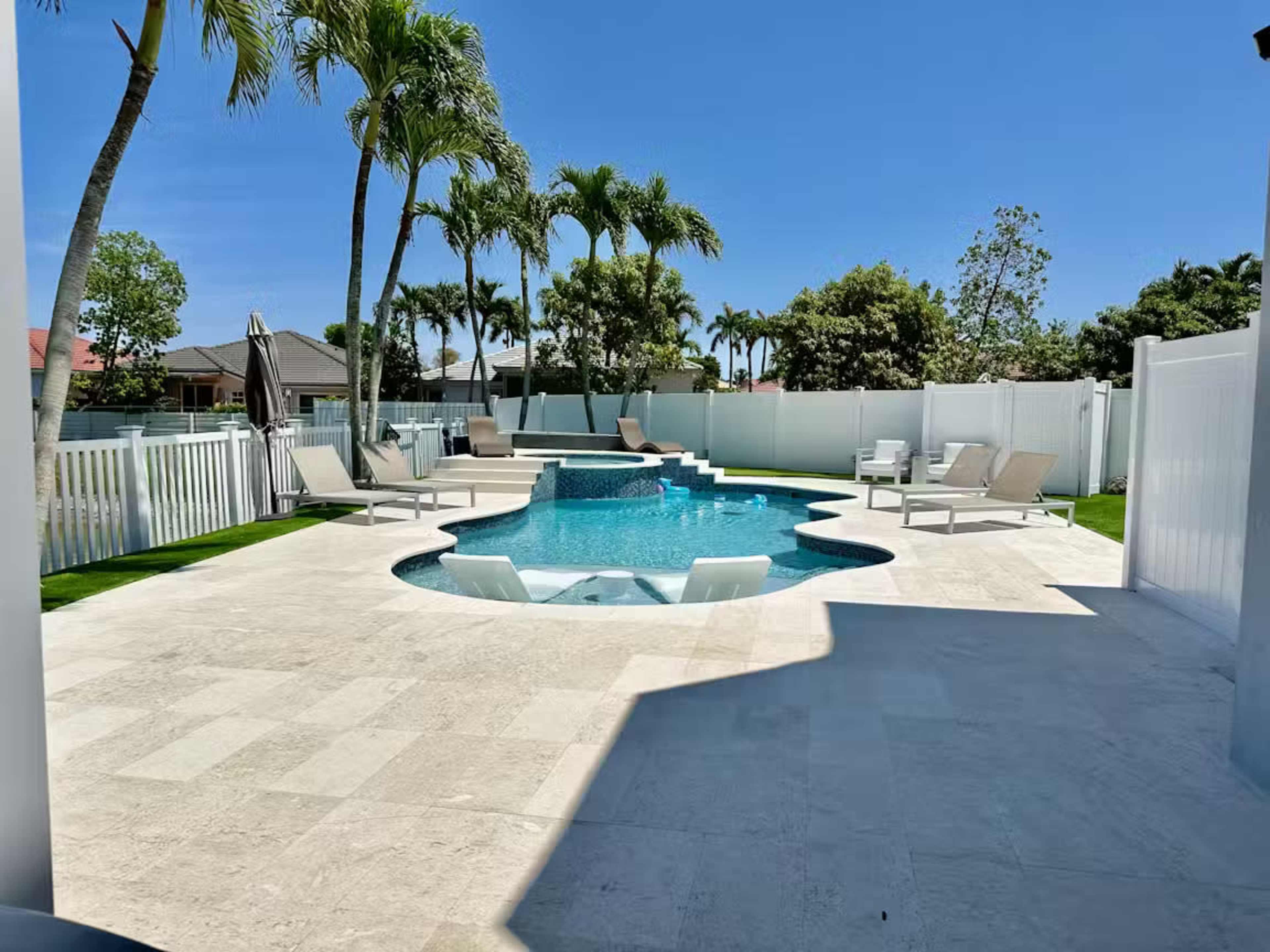 Private Pool Retreat with Spacious Outdoor Lounge – Perfect for Events Image in West End, Miami, FL