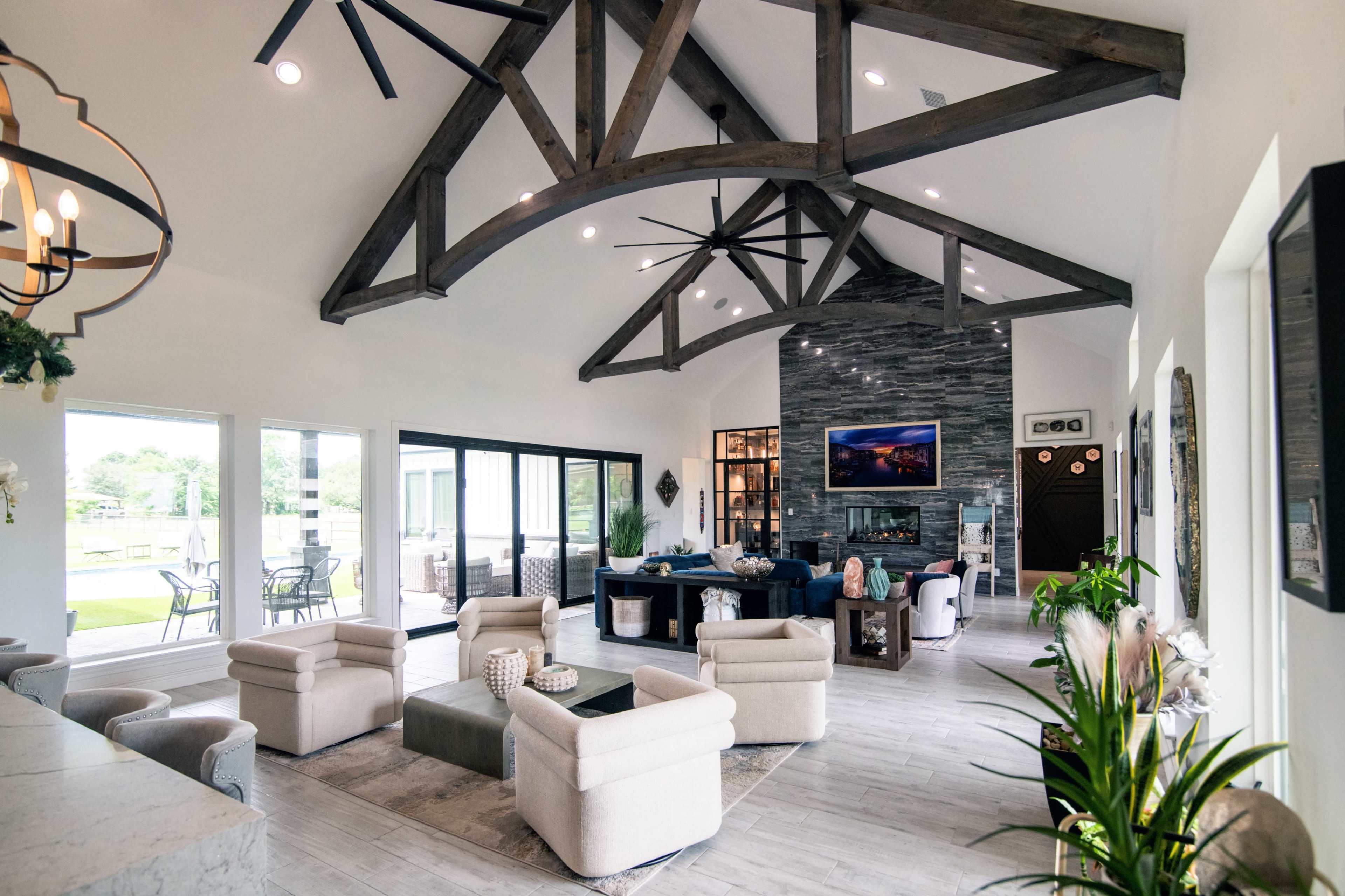 Open Concept Ranch Style House w/ Pool & Man Cave Image in Rendon, Burleson, TX