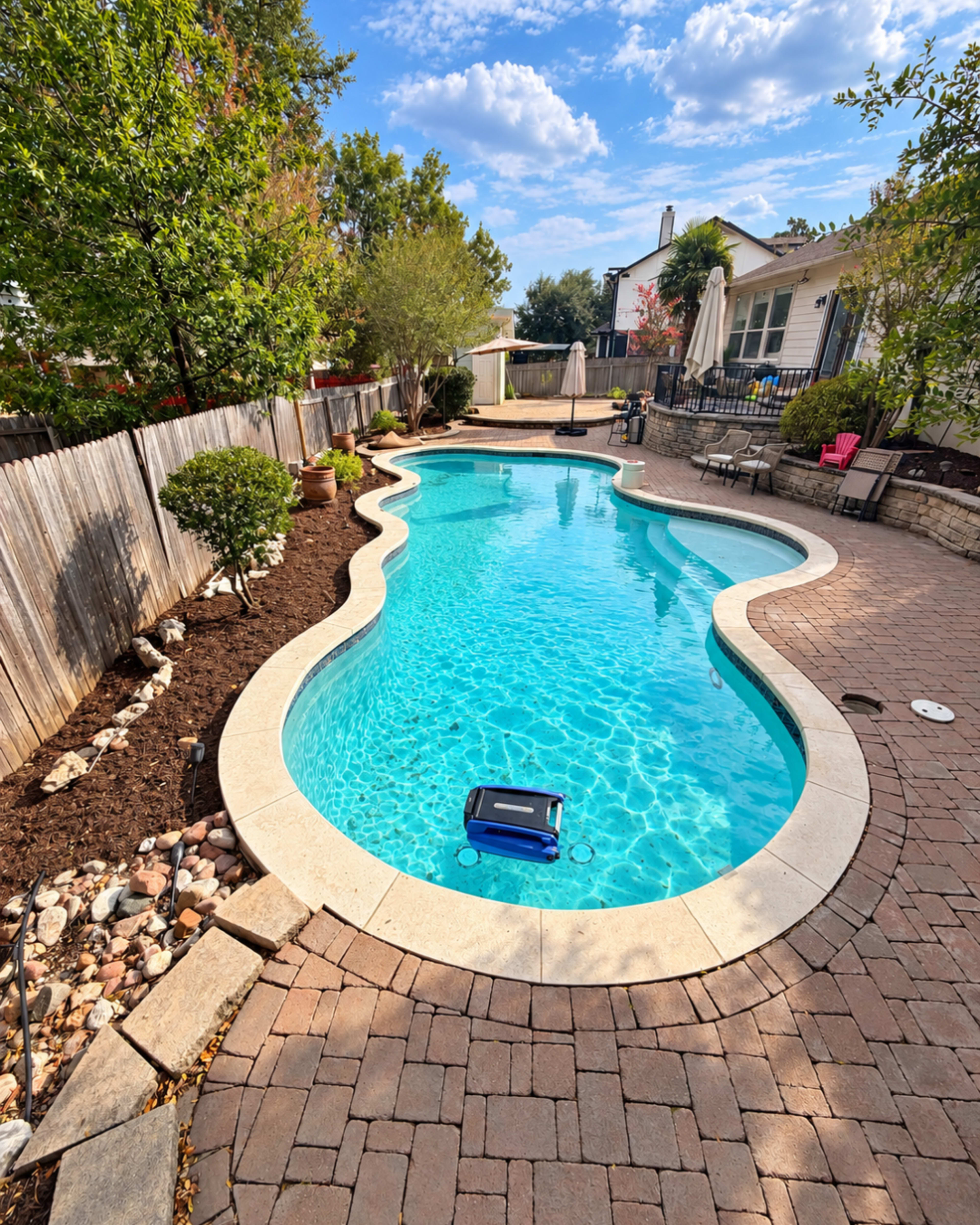 Private Backyard Event Venue with Pool, Large Patio + Private Restroom Image in Mountain Creek, Pflugerville, TX