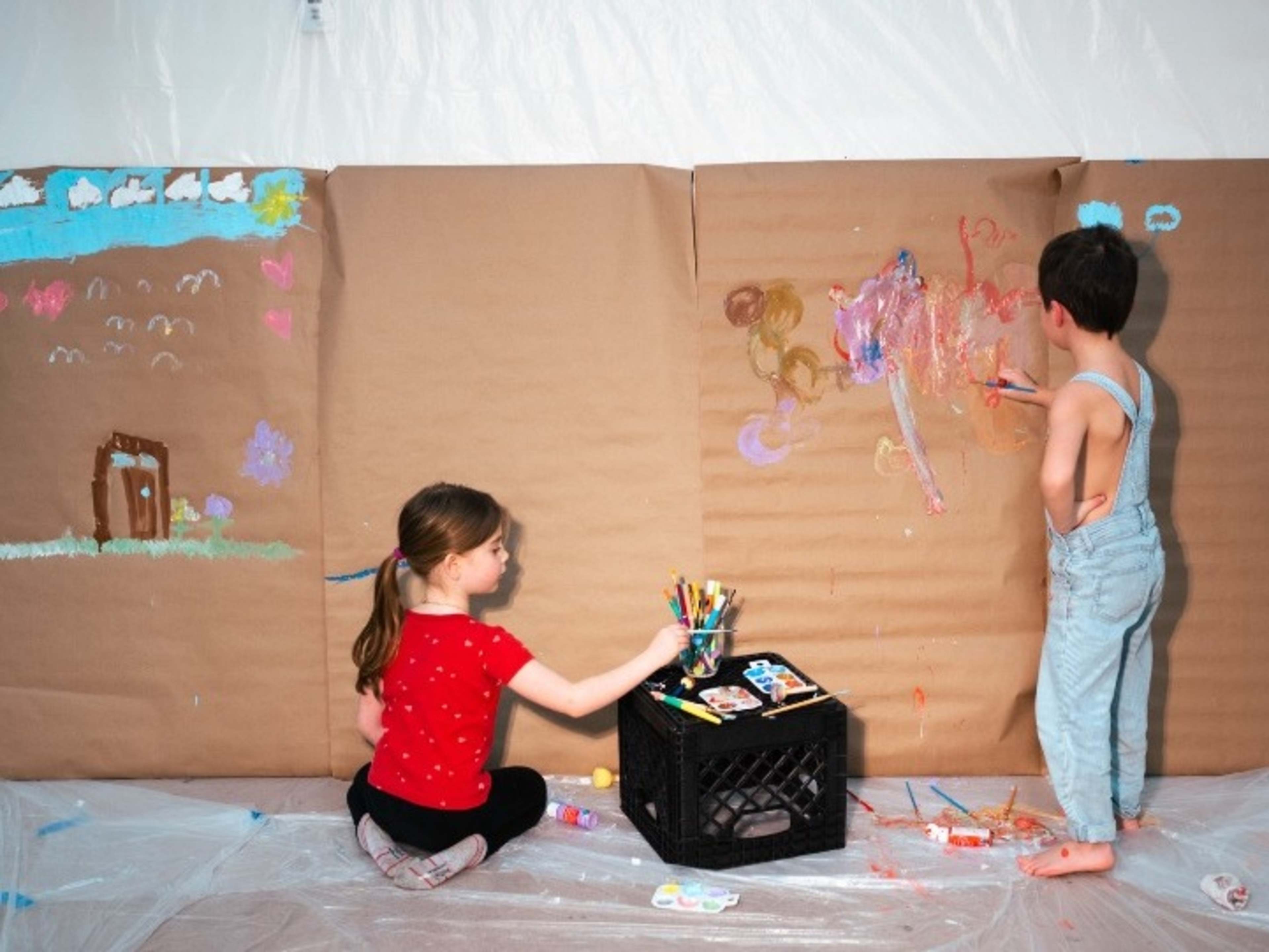 family paint portrait day