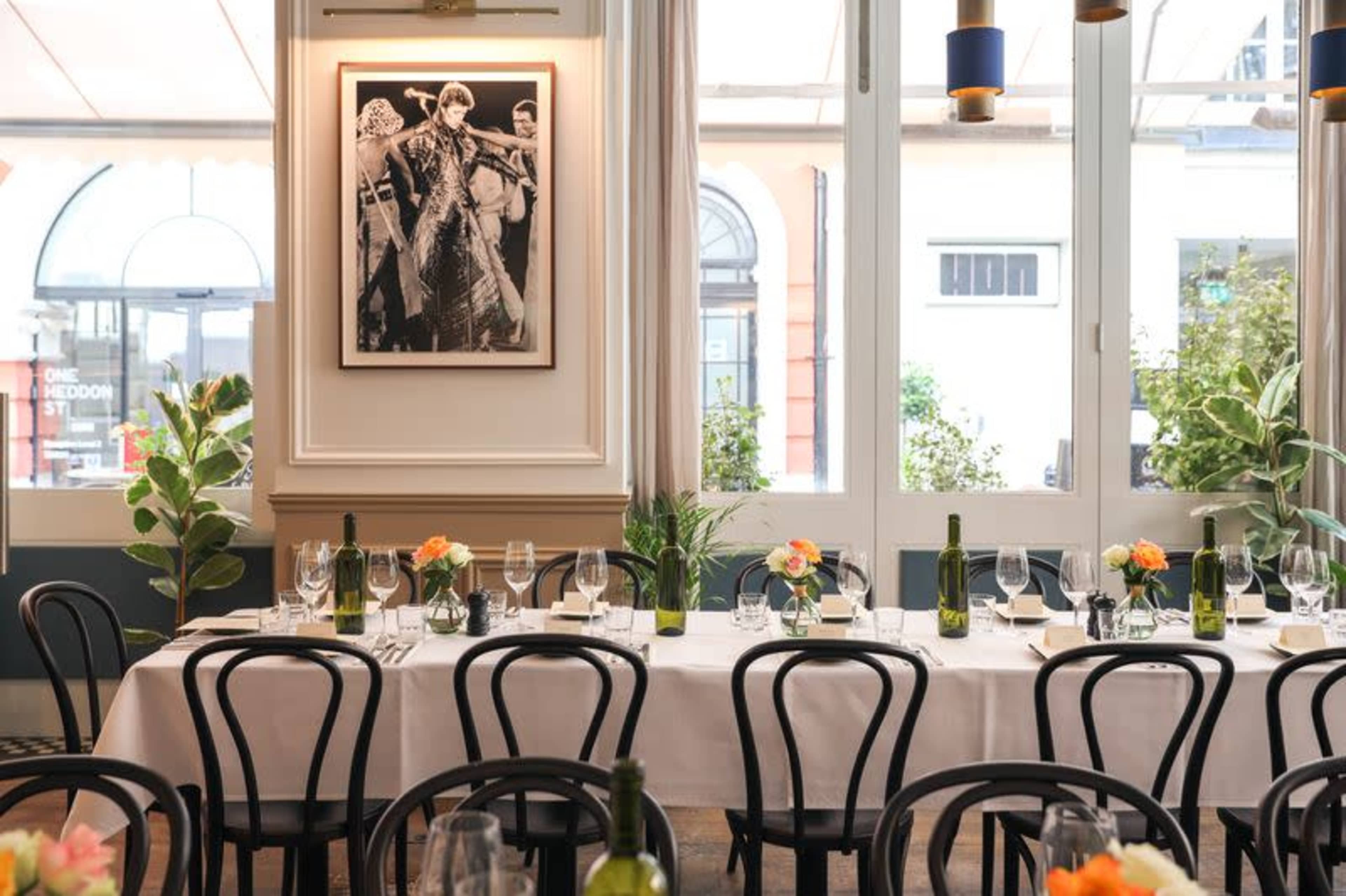 Beautiful private restaurant for dry hire in Soho Image in Mayfair, London, ENG