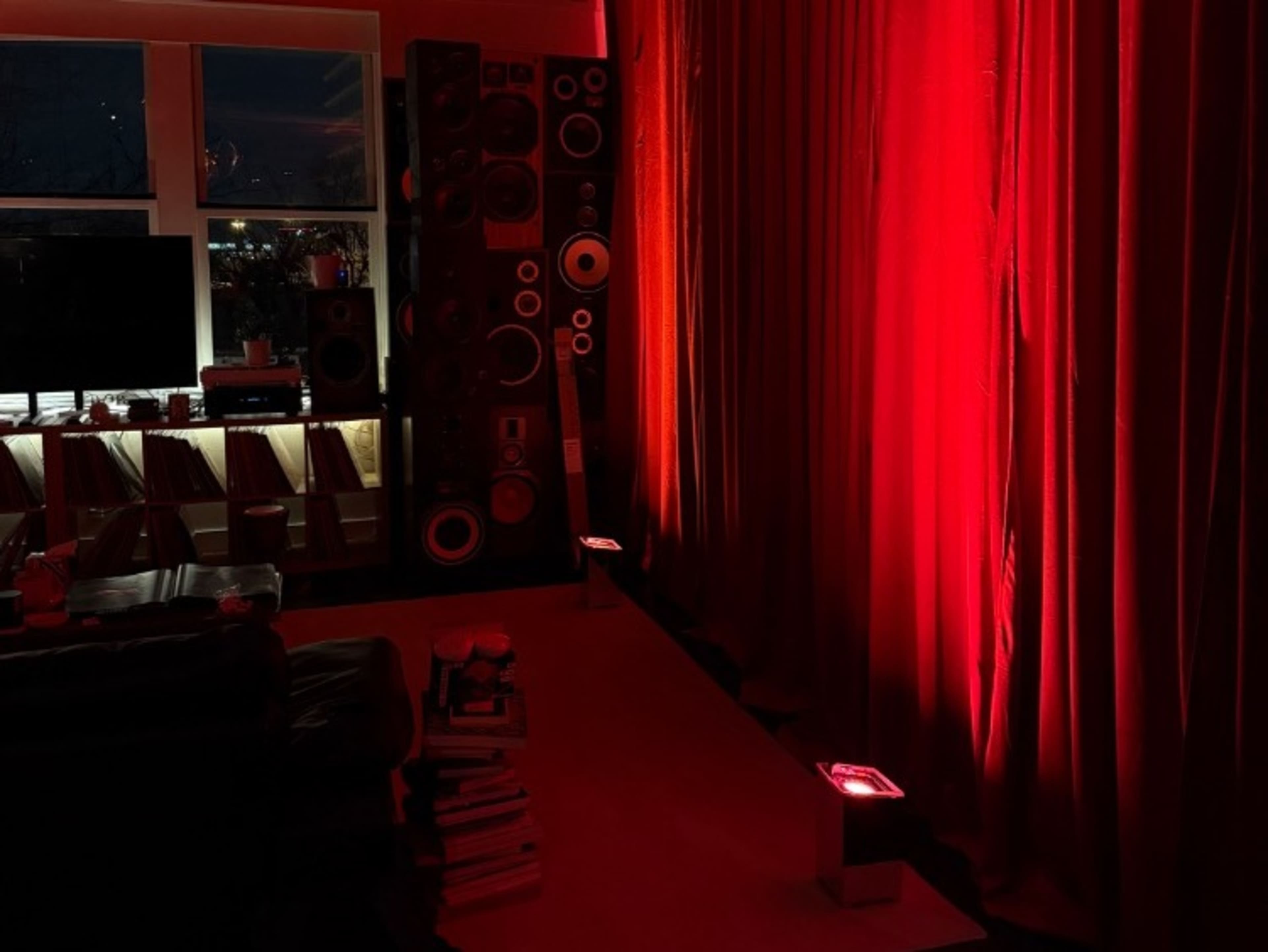 Red Velvet Curtains