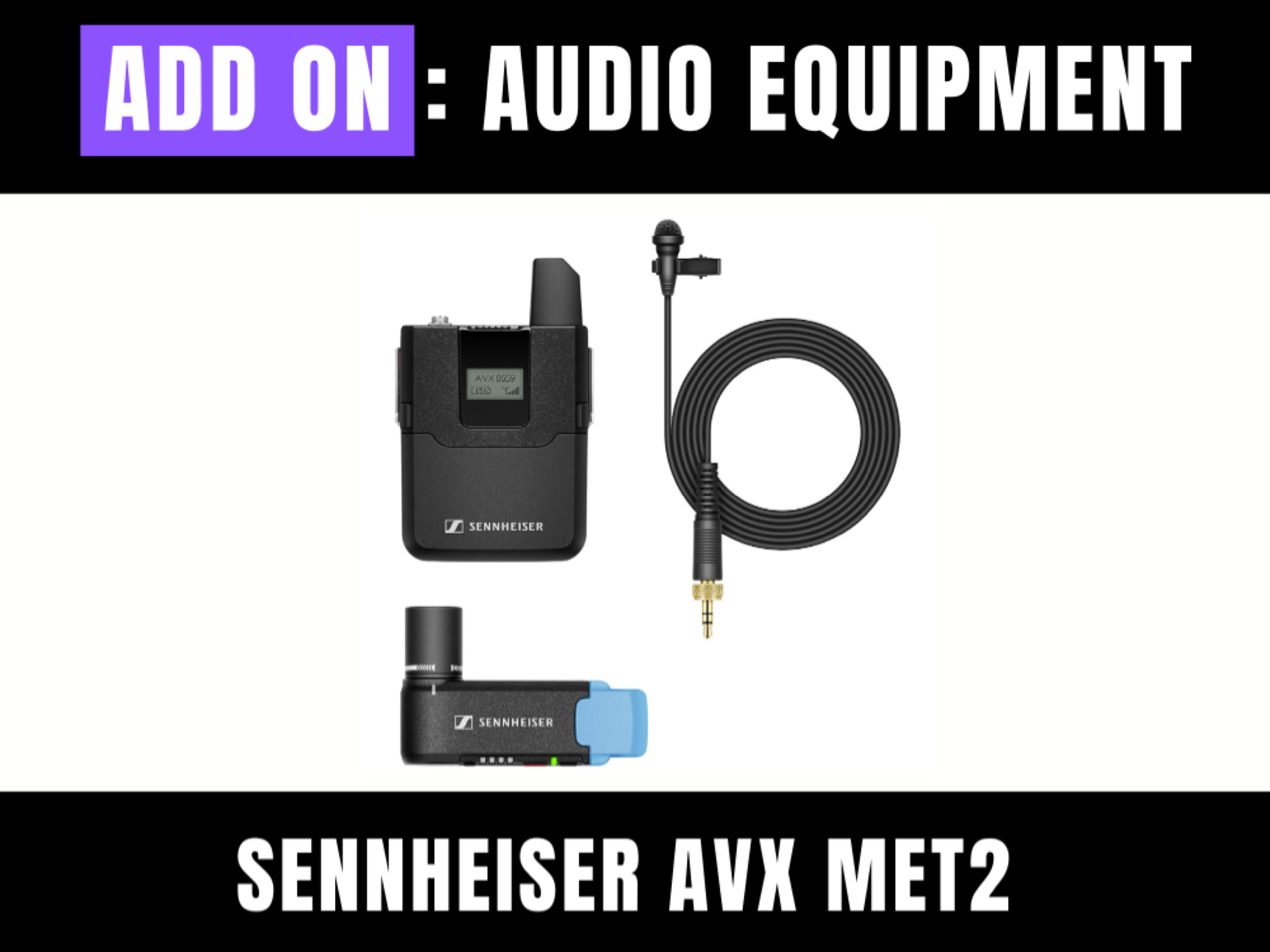 Sennheiser AVX MET2 Lavalier Mic