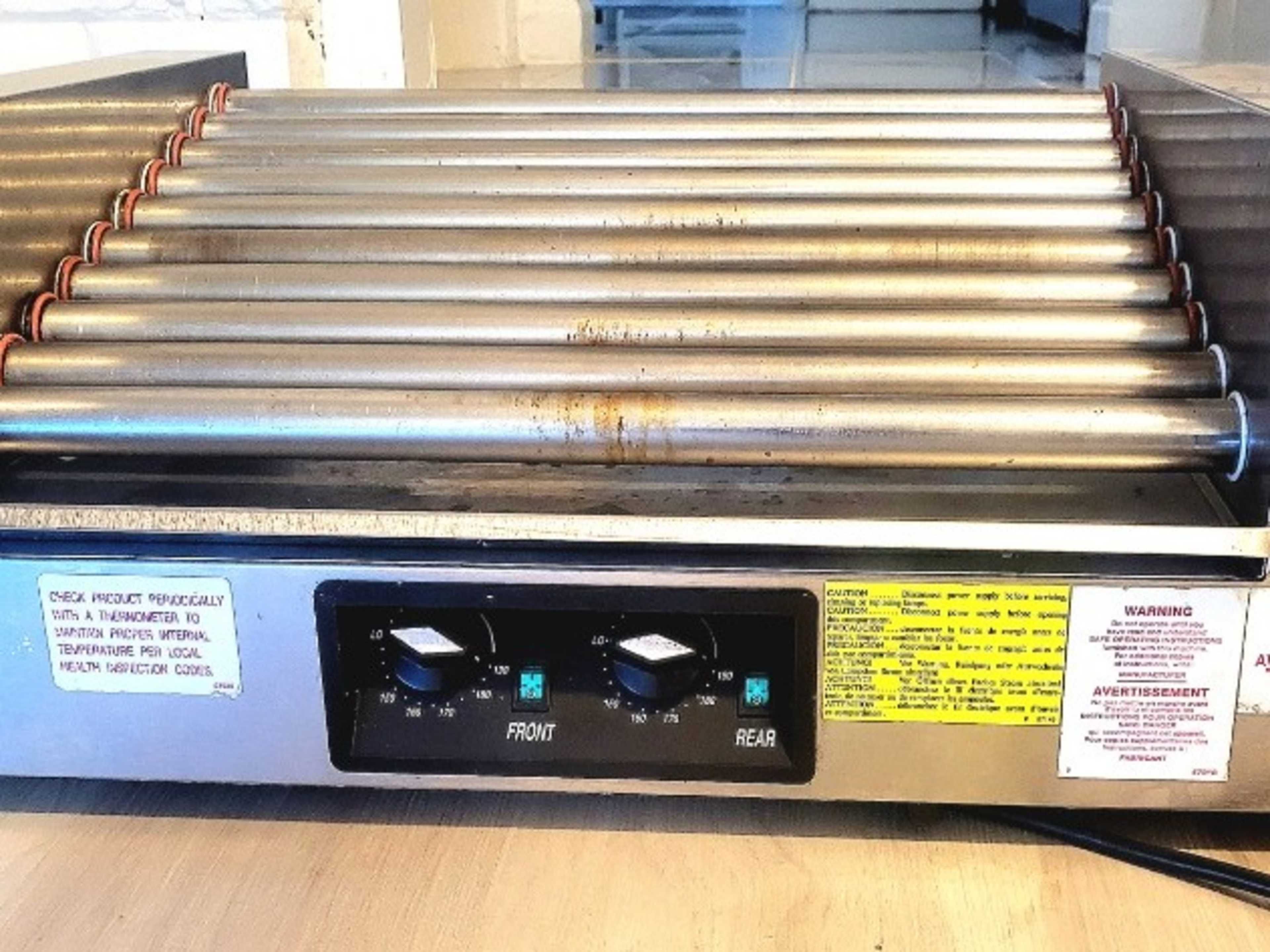24pc Commercial hot dog roller machine