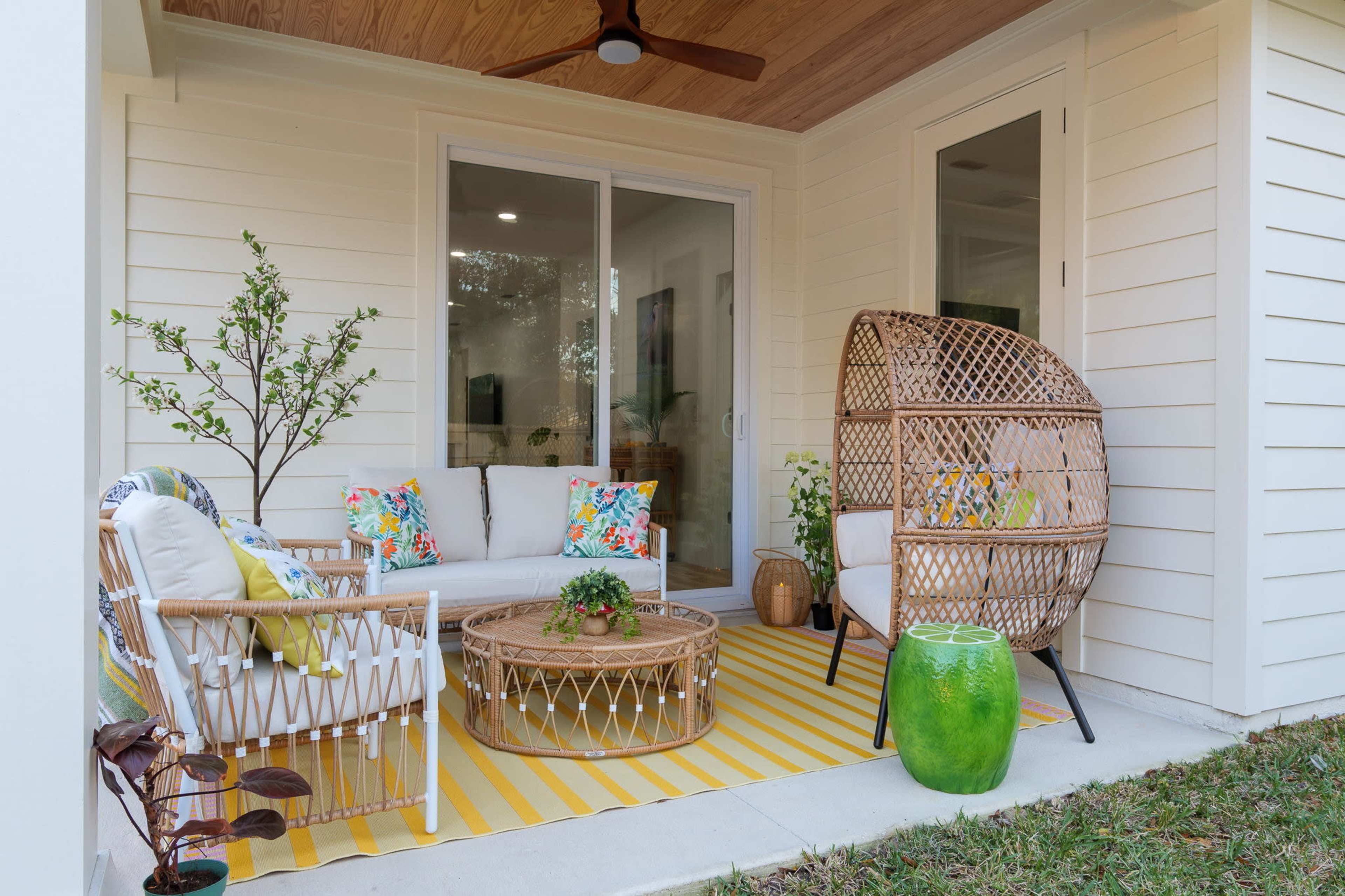 Tropical Boho Home with Large Private Backyard Image in , St. Augustine, FL