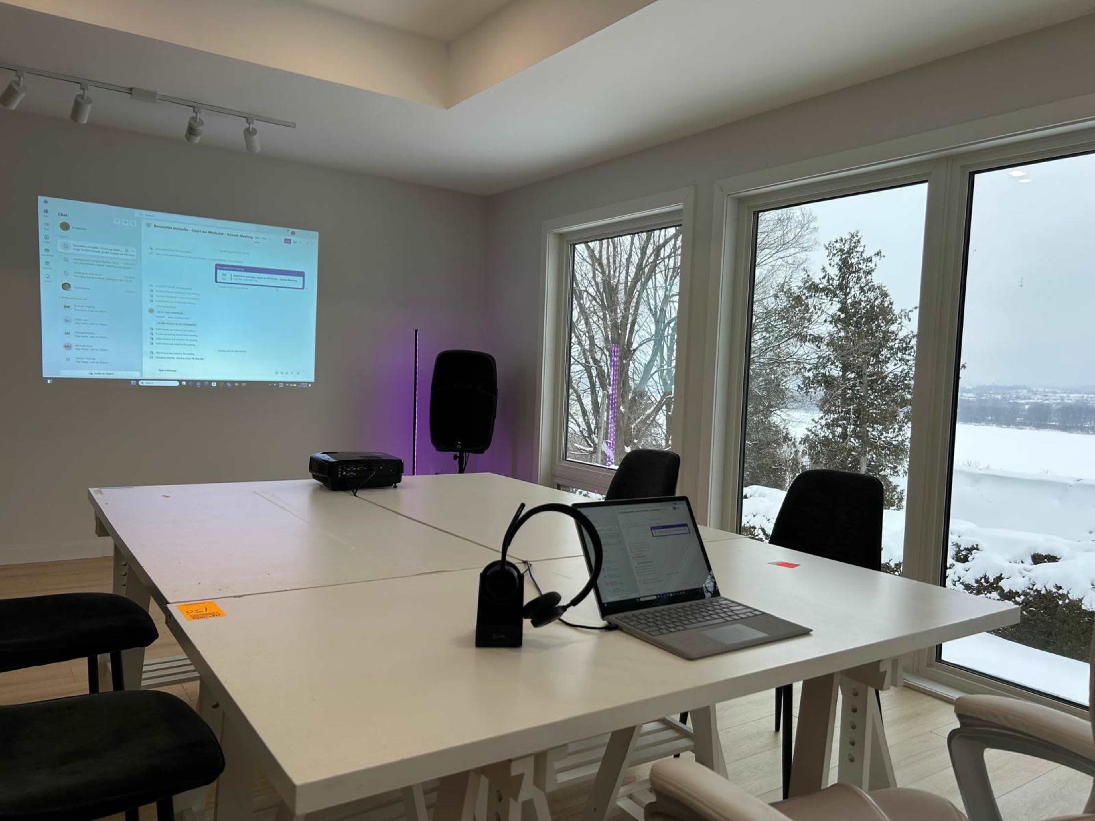 Modern Office Lounge With Inspiring View of The Ottawa River and Laurentian Mountains Image in Cumberland - Estates, Ottawa, ON