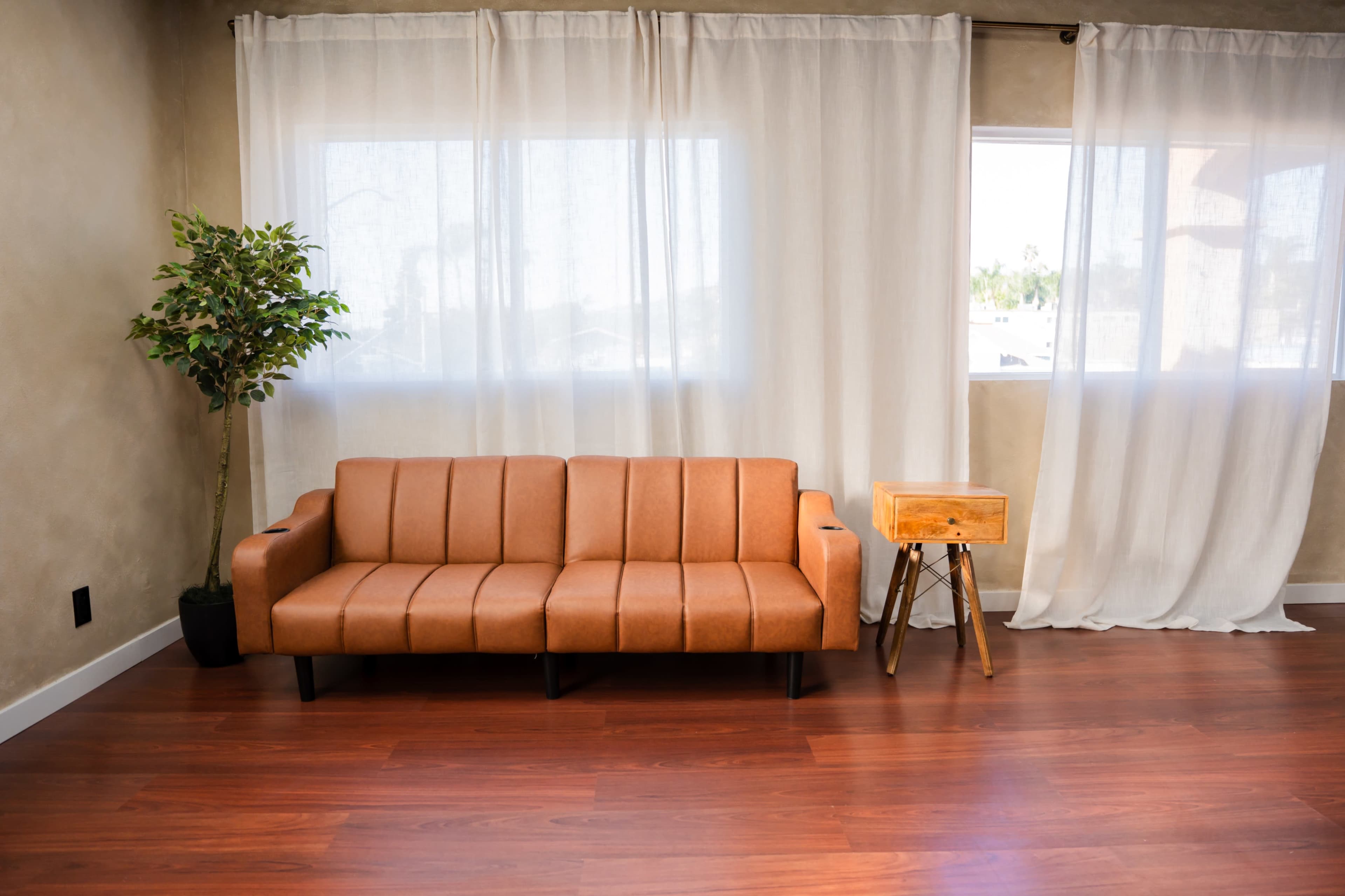 Natural Light Studio with Limewash Wall + Podcast Room Image in Whittier, Whittier, CA