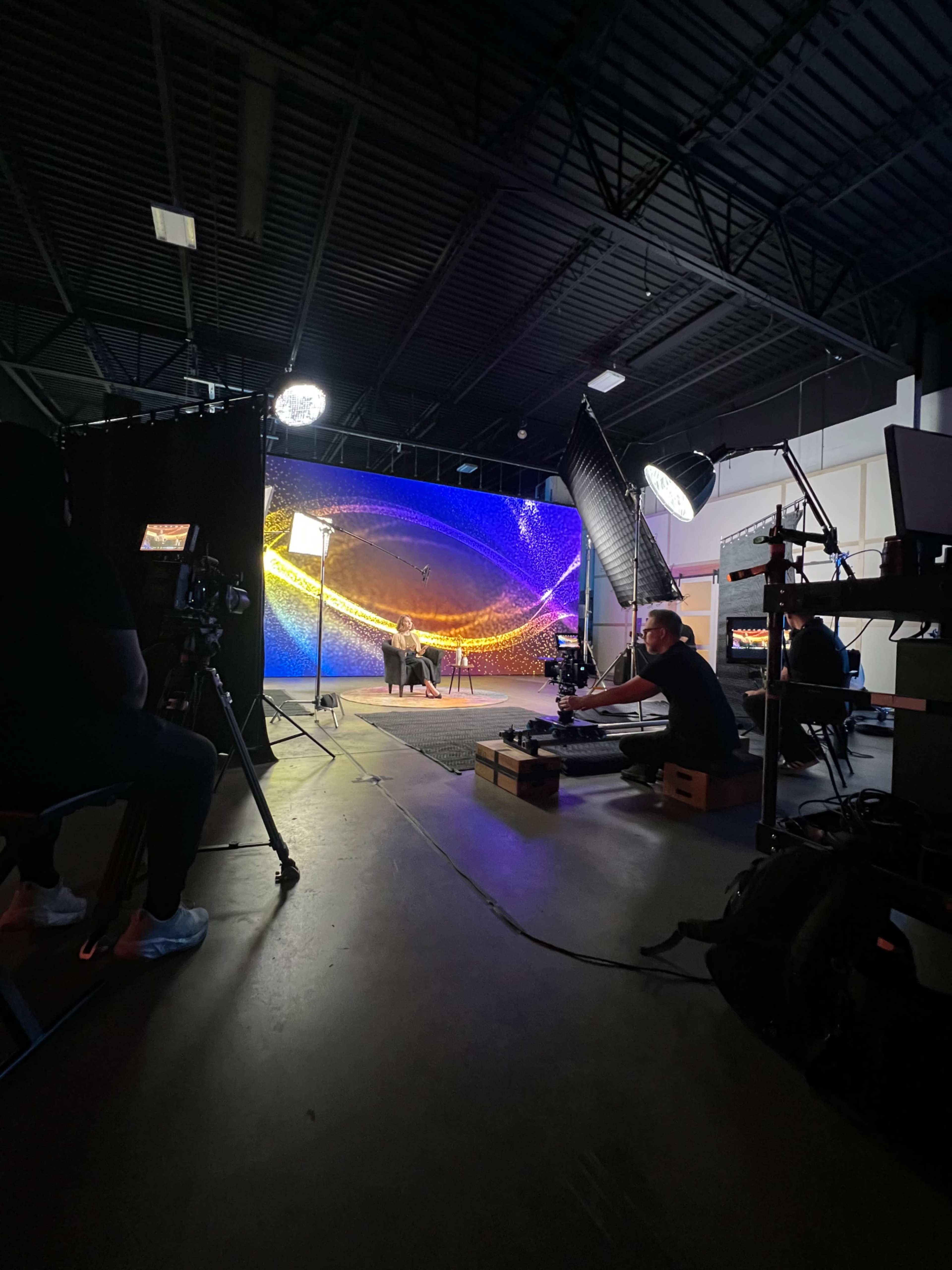 Affordable 26’W x 16’H LED WALL for Virtual Production Image in West Grand, Grand Rapids, MI
