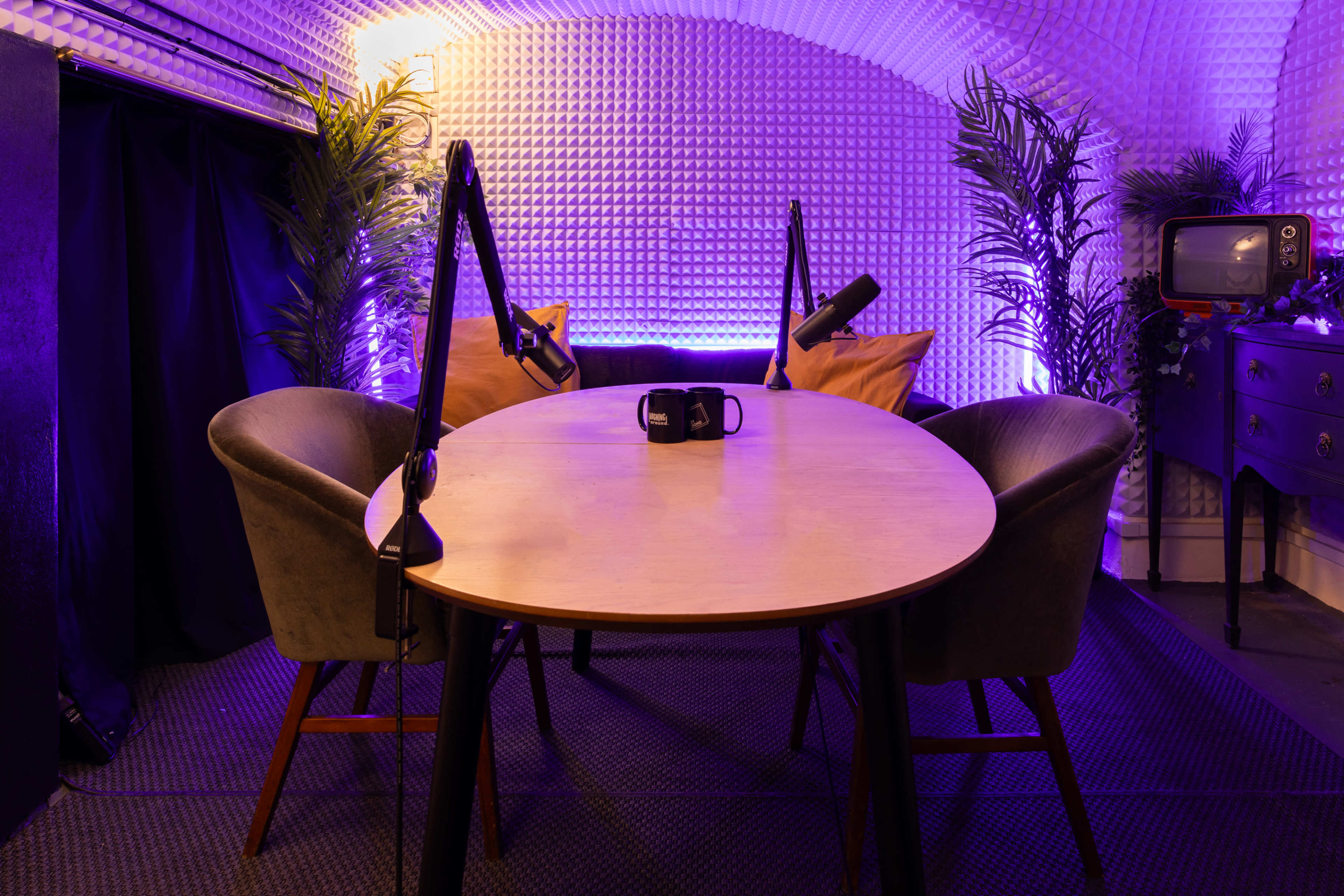 Podcast Studio Image in Soho, London, ENG