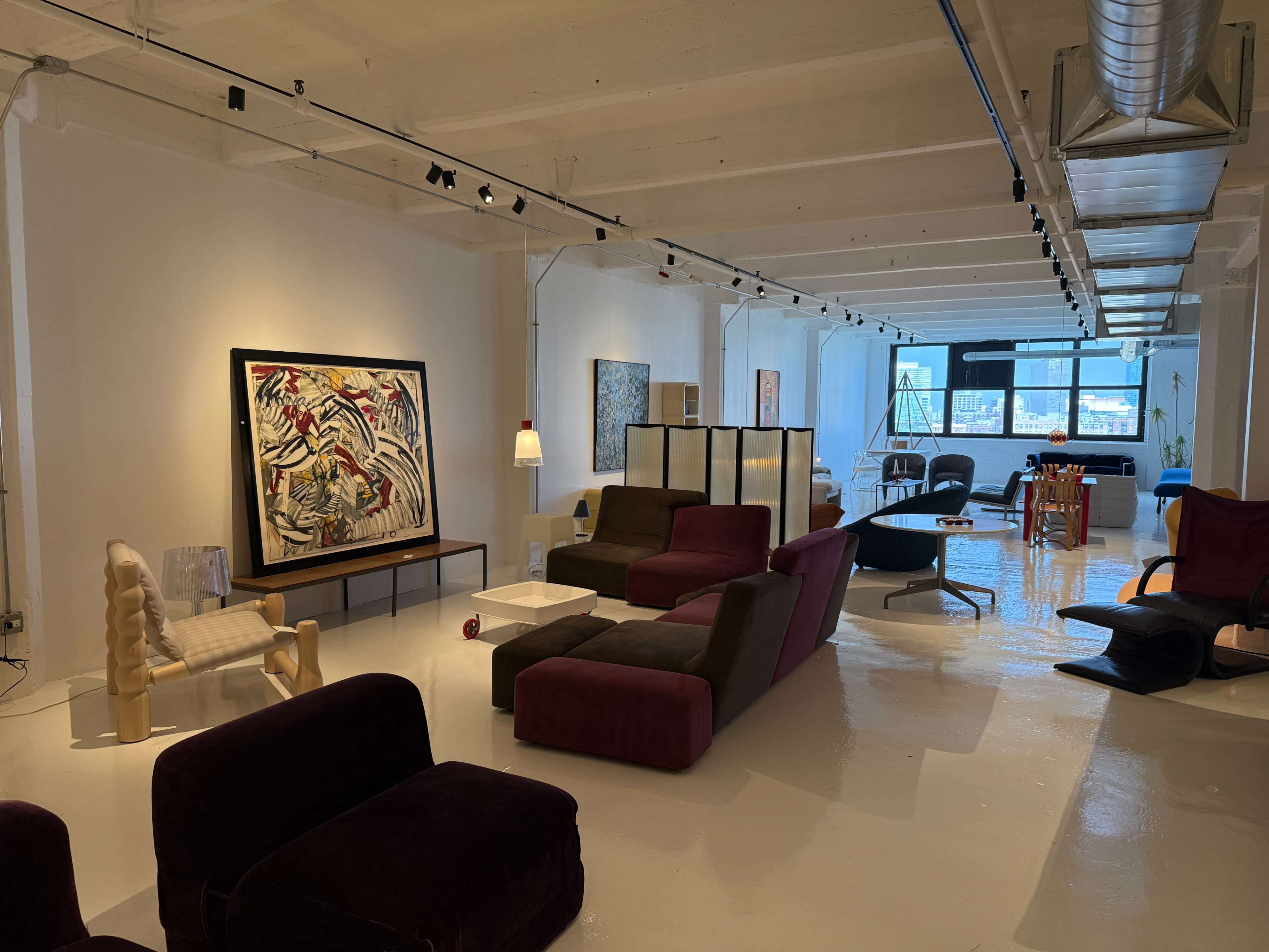 Downtown Open Air Vintage Furniture Showroom With Natural Light Shooting Area Image in Lower West Side, Chicago, IL