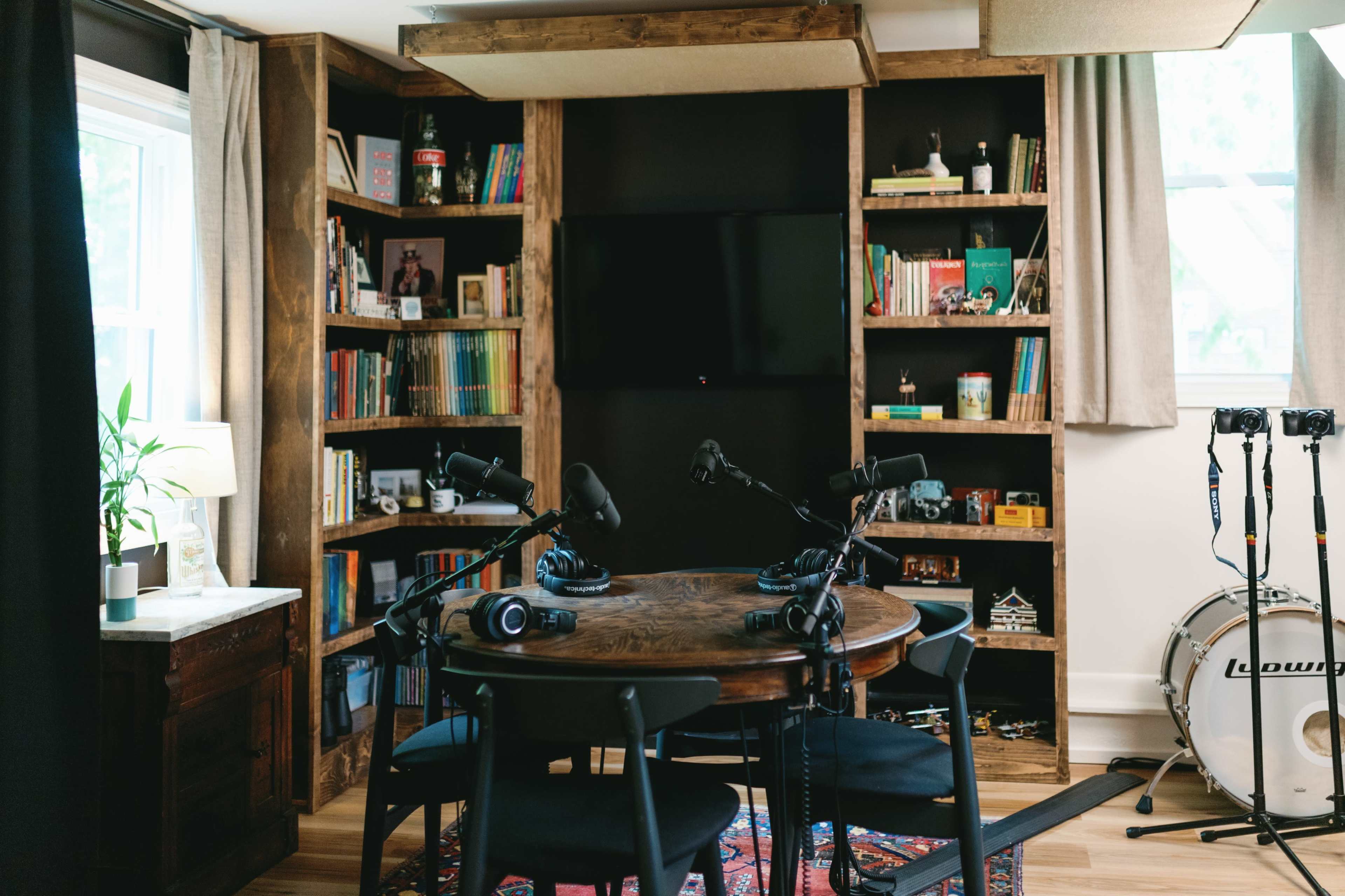 Eclectic library podcast/video studio in South Nashville Image in Crieve Hall, Nashville, TN