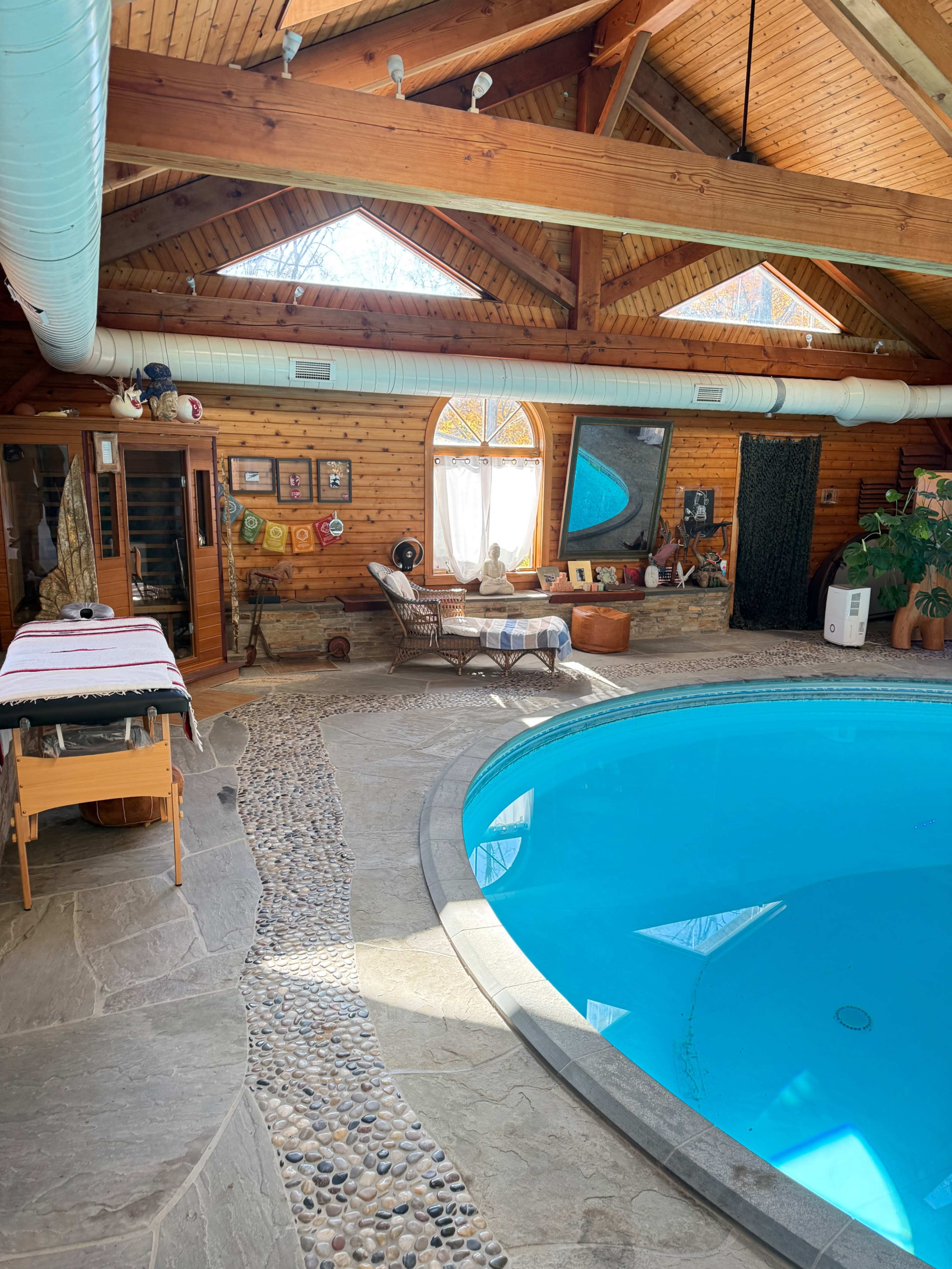 Indoor pool Image in Woodstock, Woodstock, NY