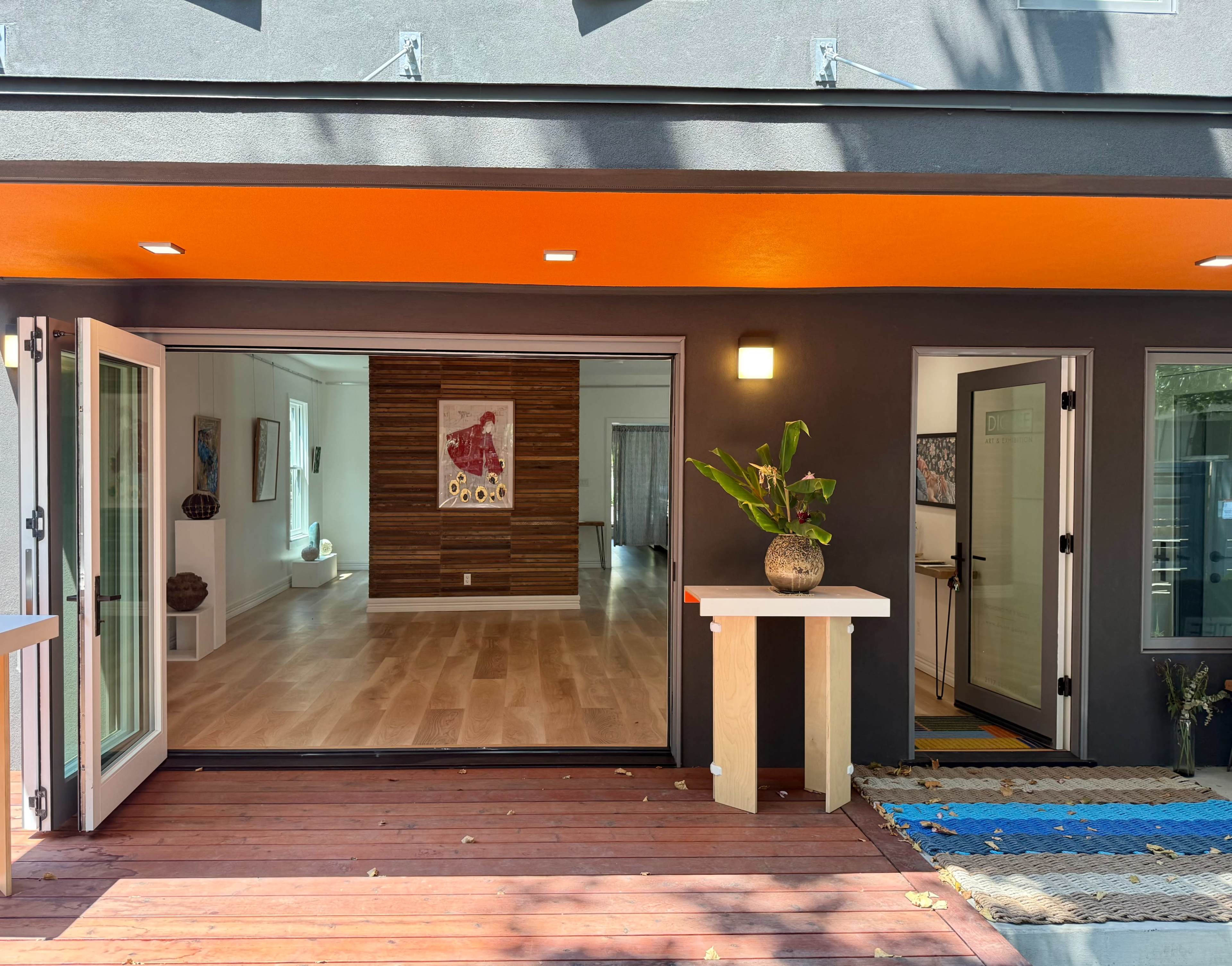 Urban oasis in the middle of quiet neighborhood. Image in Clinton, Oakland, CA