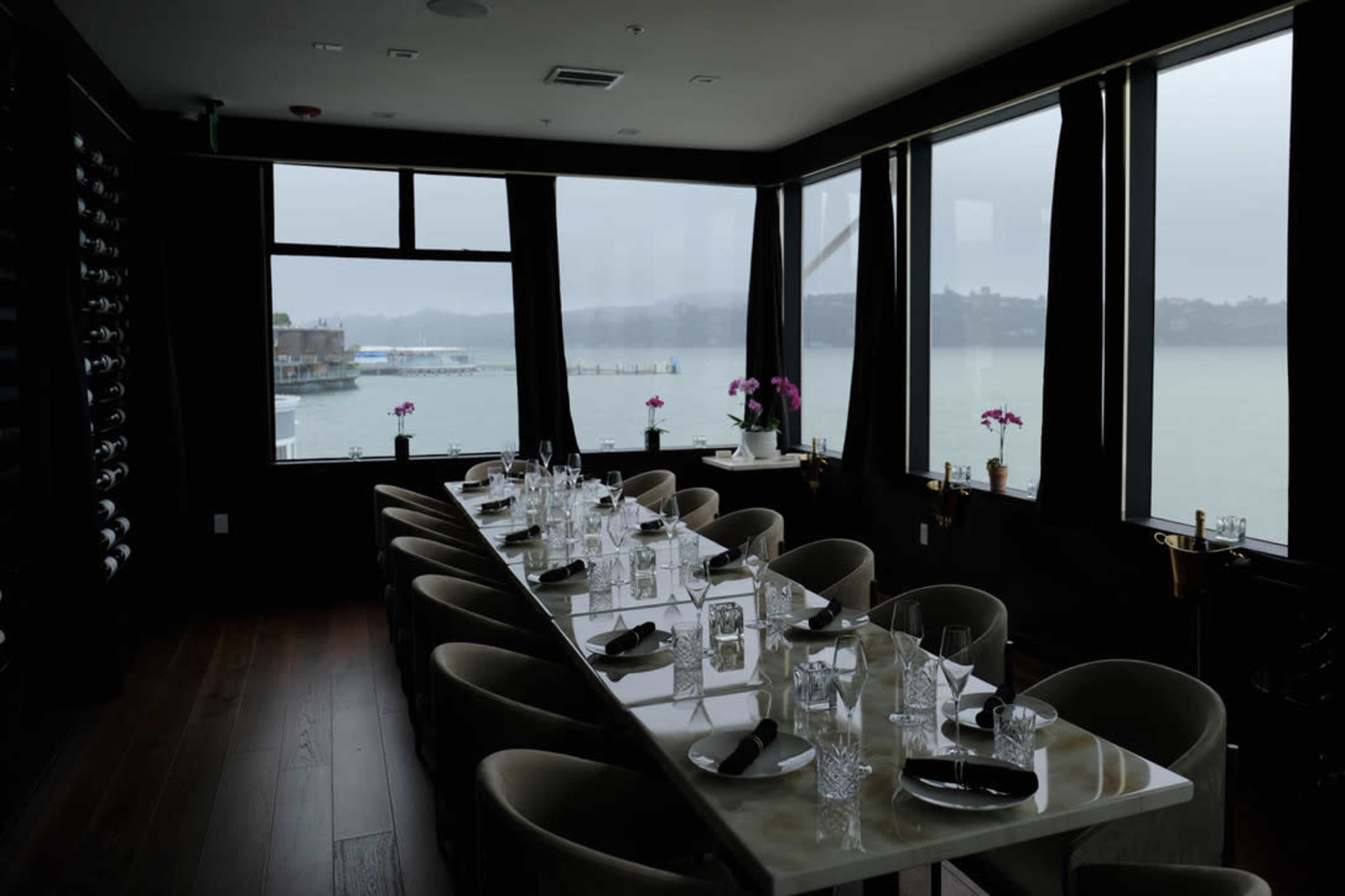 Modern Water Front Open Concept Restaurant Image in Sausalito, Sausalito, CA