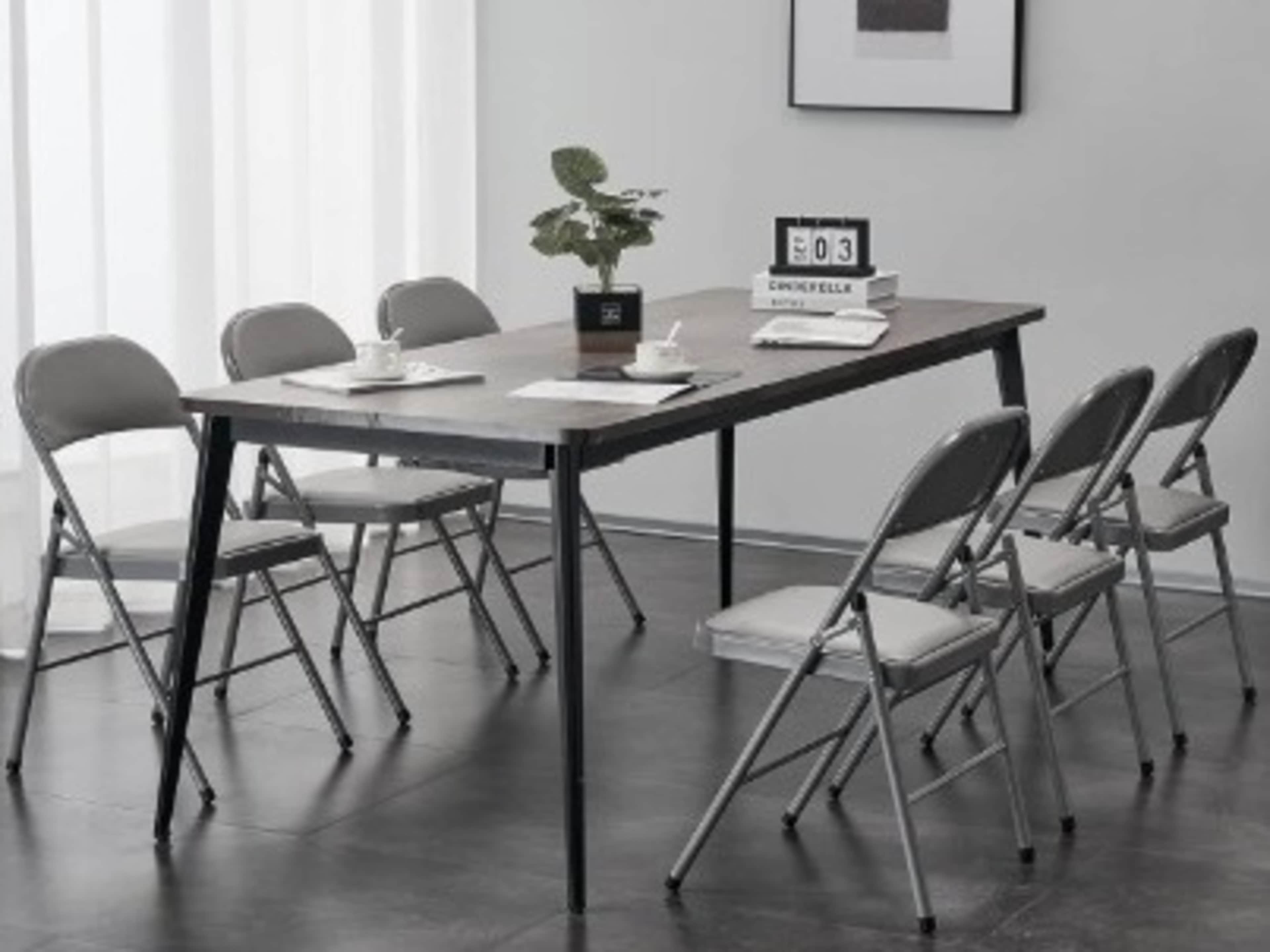 Folding Chairs with padded seats