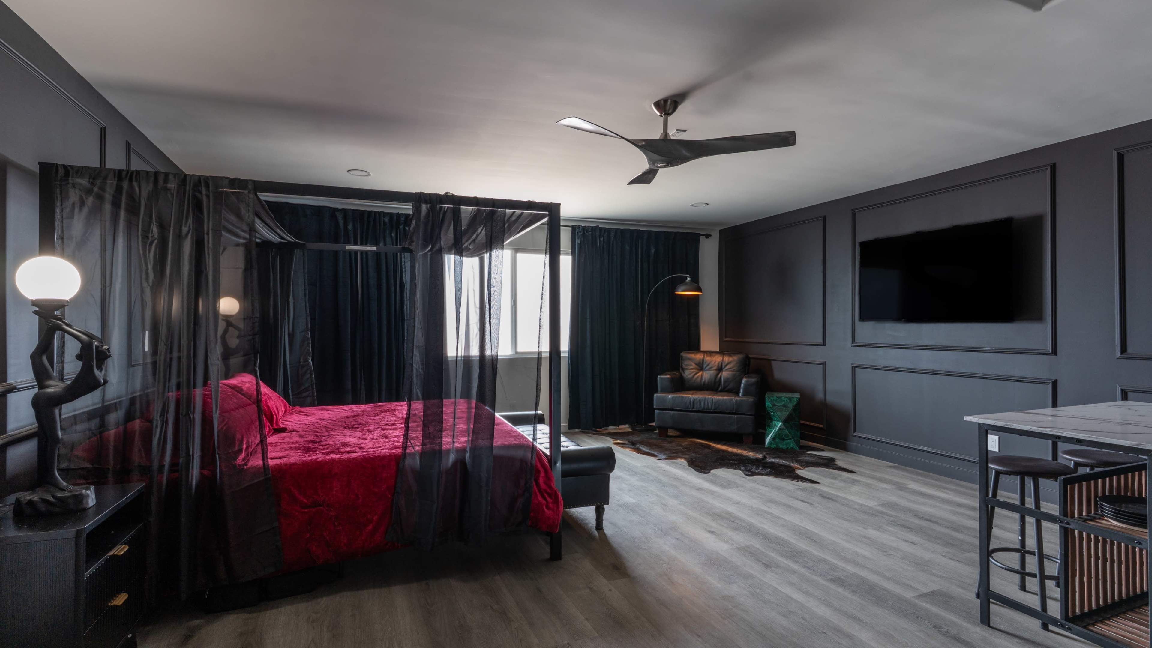 Moody & Modern Boudoir Space Image in Maryvale Village, Phoenix, AZ