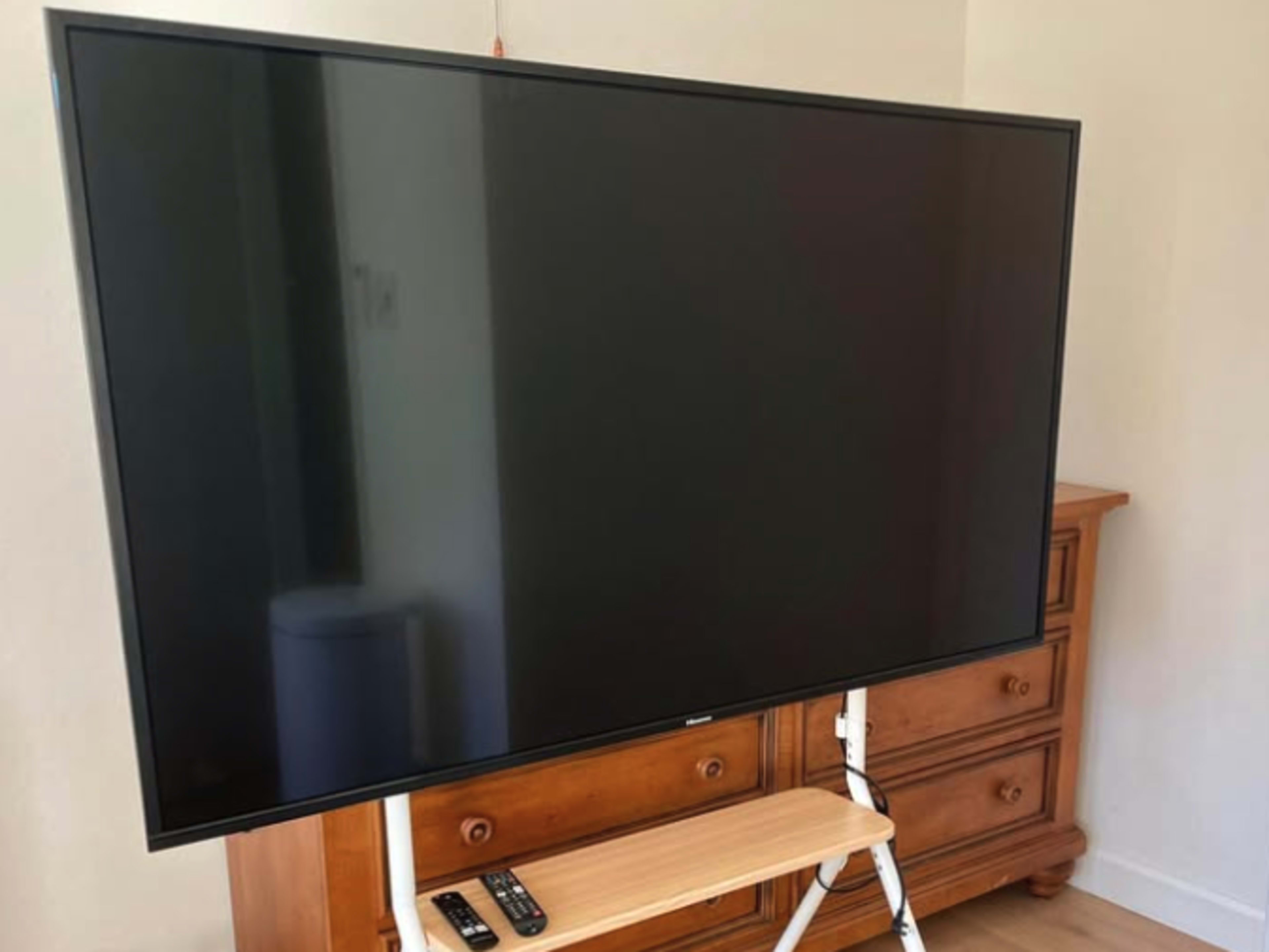 Rolling 60" TV/Monitor
