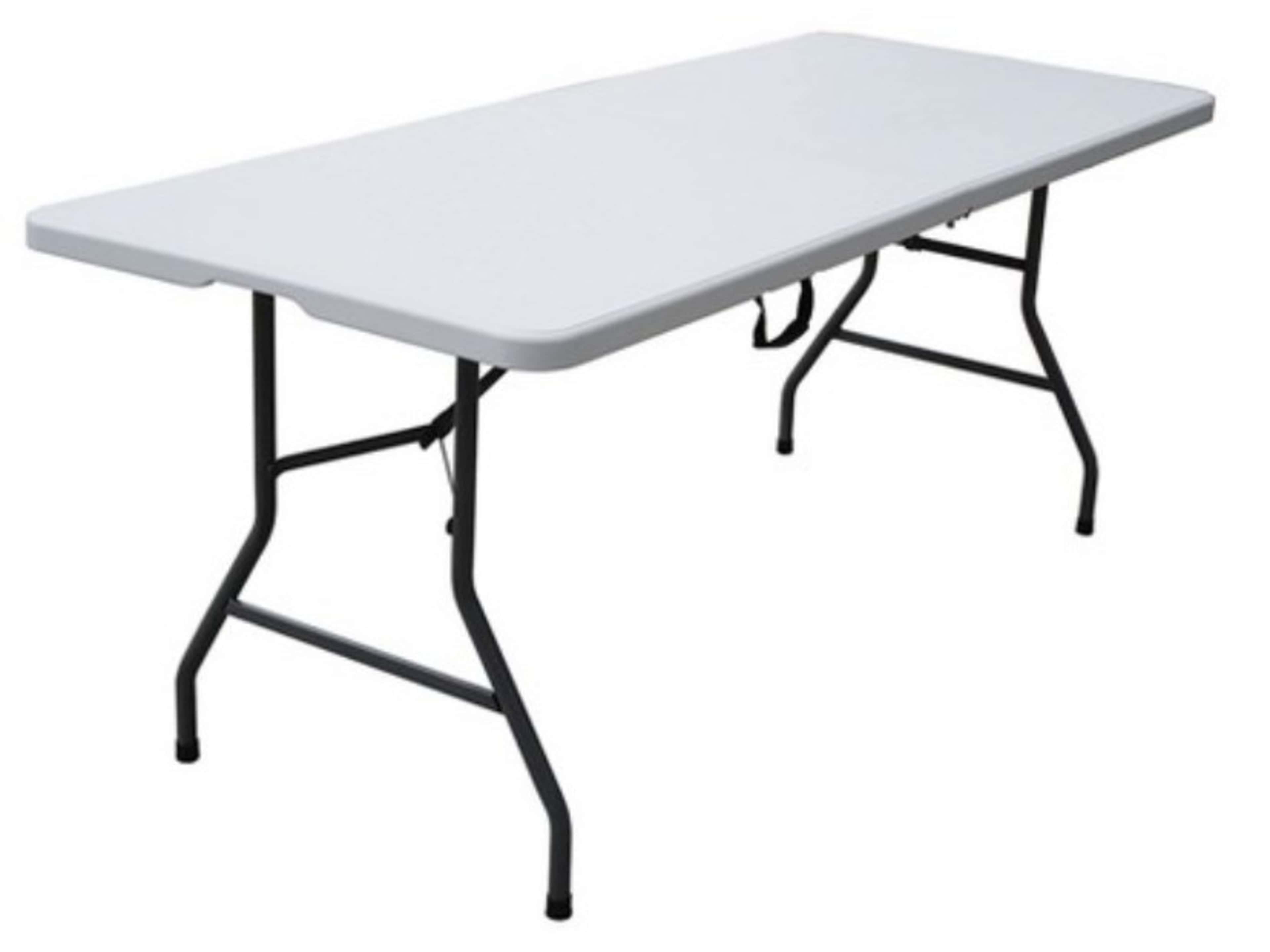 6ft White Folding Table