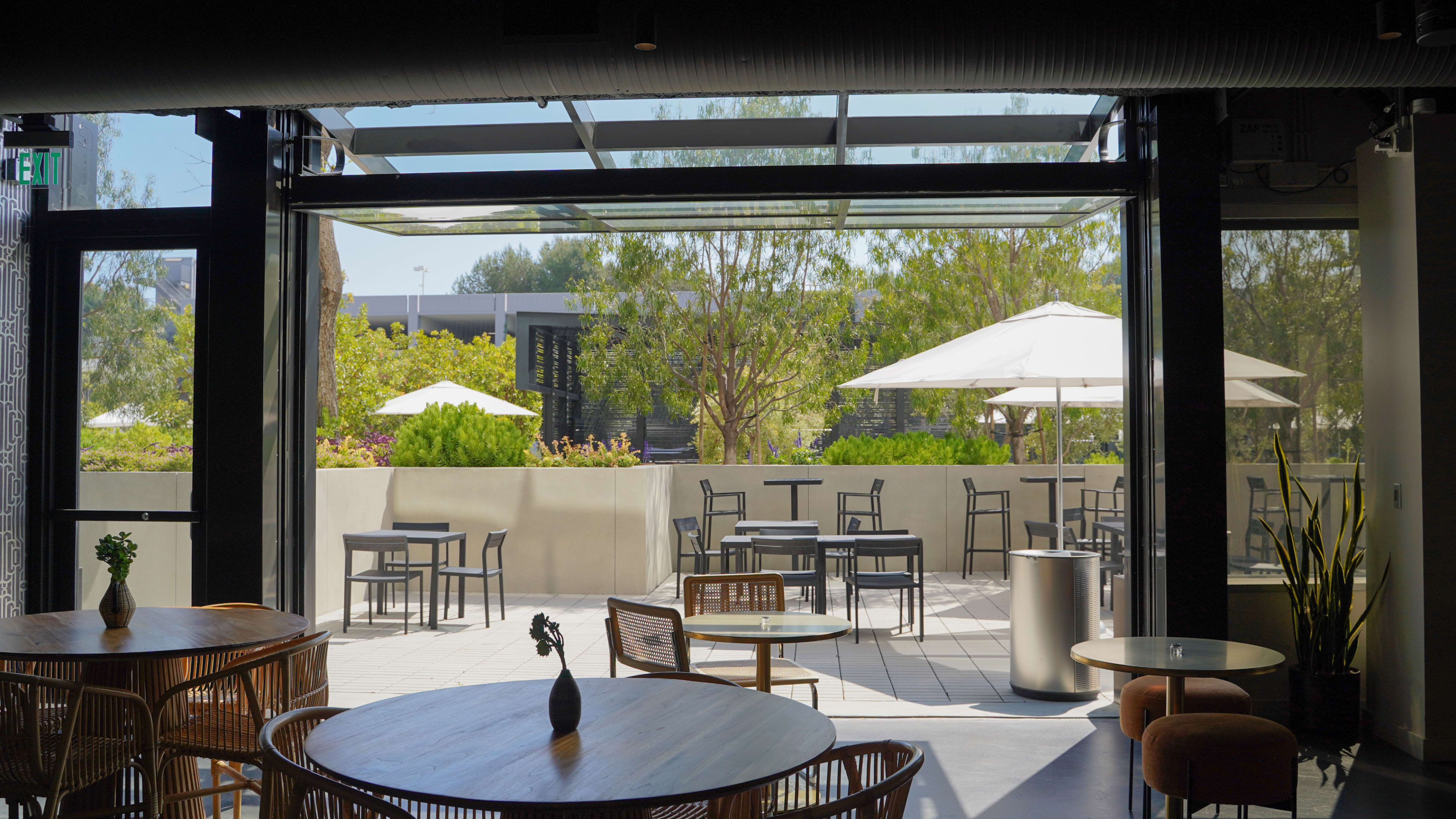 Large & Bright Indoor/Outdoor Cafe & Bar Venue in Playa Vista Image in Westchester, Los Angeles, CA