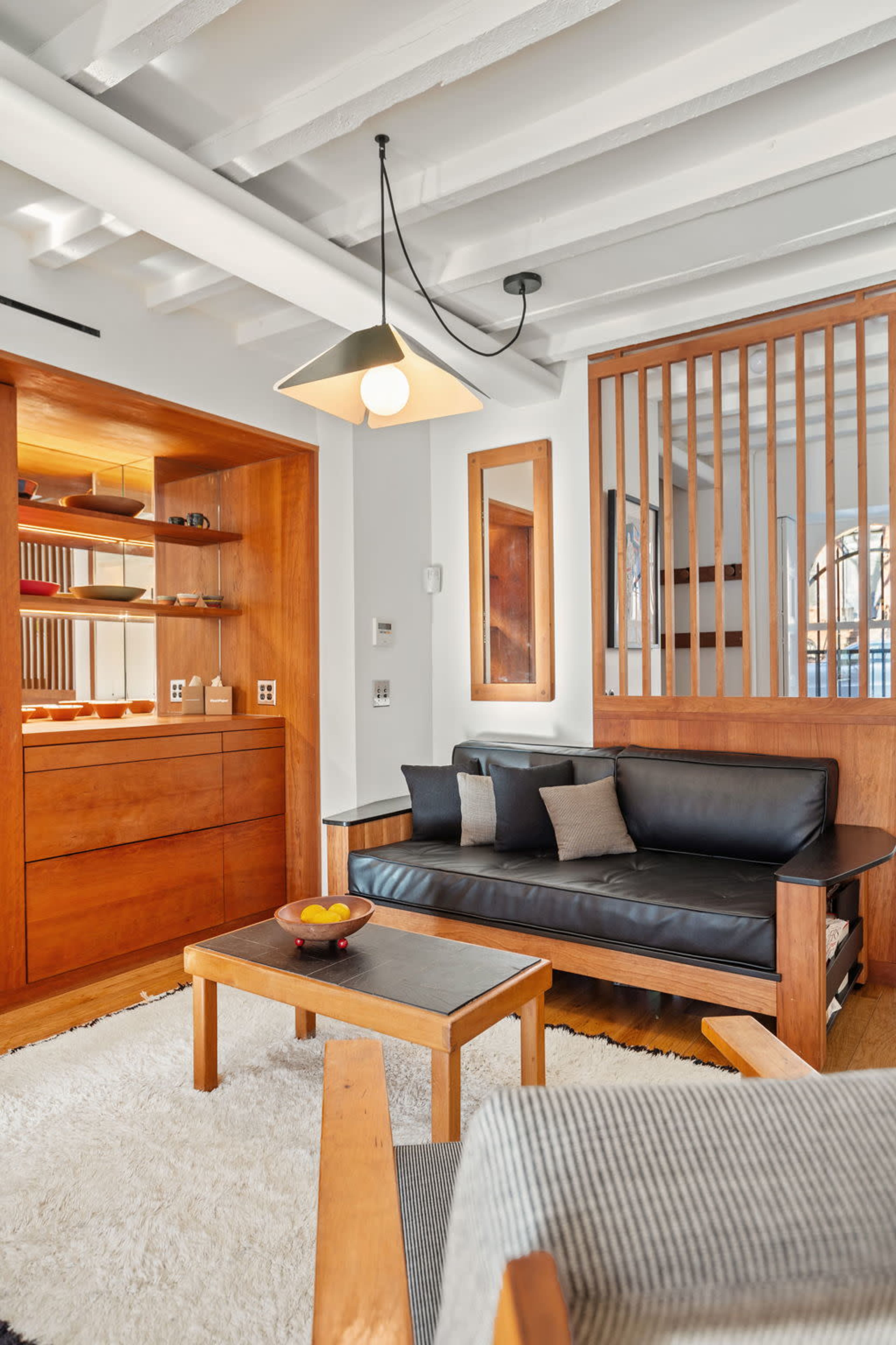 Beautiful Brownstone with All Custom Warm Wood Kitchen and Millwork, Wood Beam Ceilings, Green Garden and Plenty of Natural Light Image in Boerum Hill, BROOKLYN, NY
