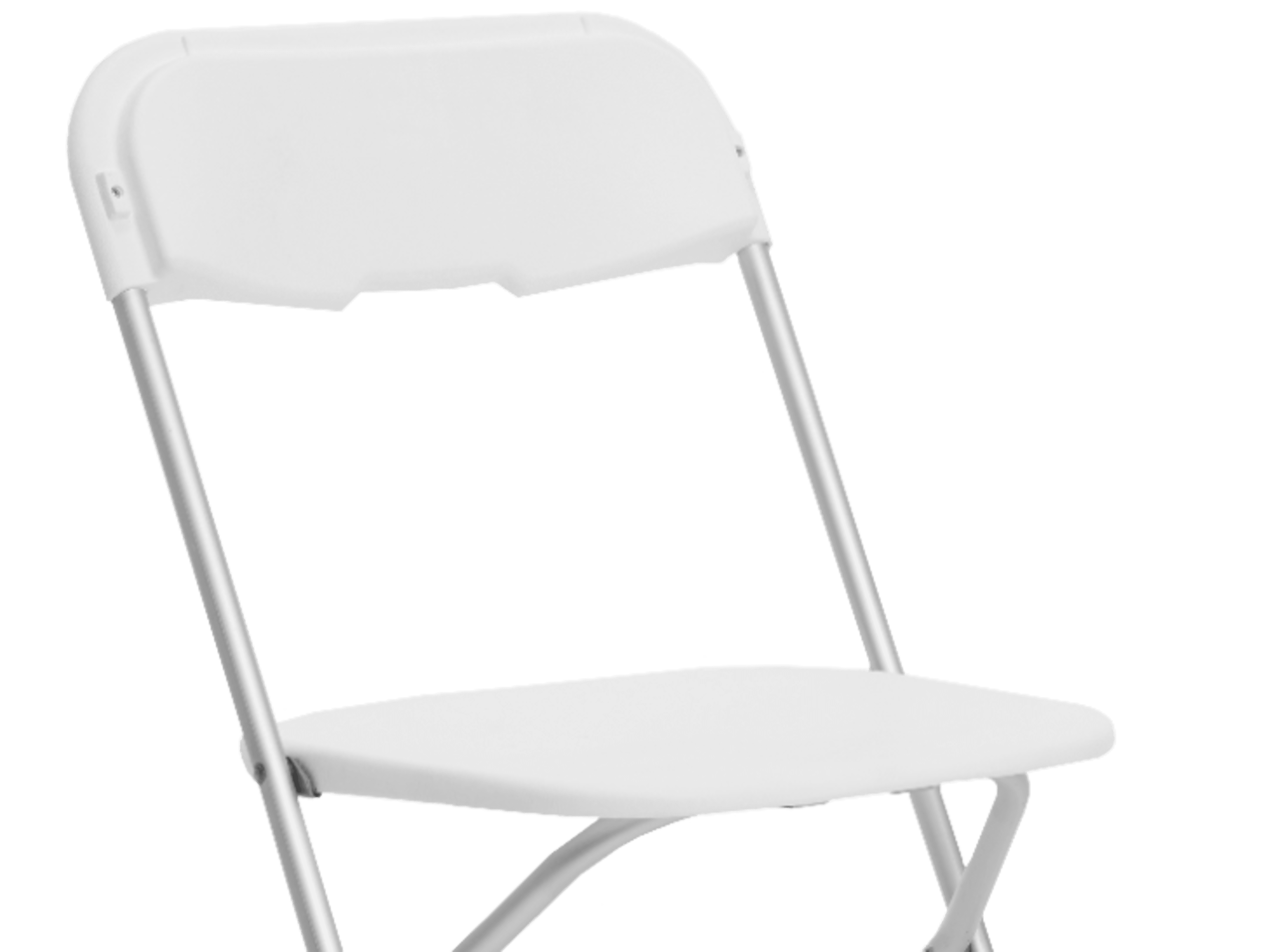 Basic White Folding Chair 