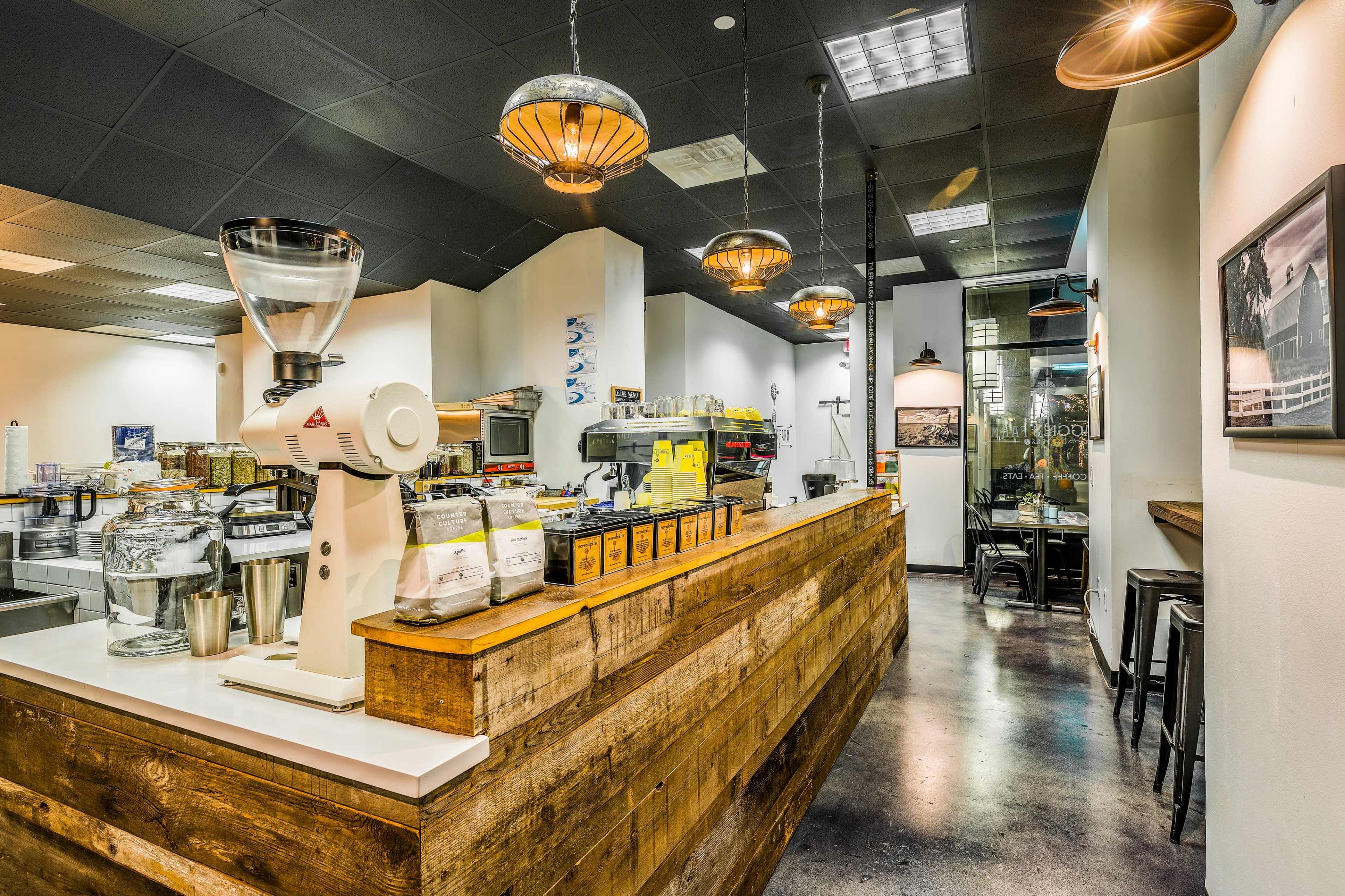 Downtown Rustic Farmhouse Cafe Image in The Waterfront, Jersey City, NJ