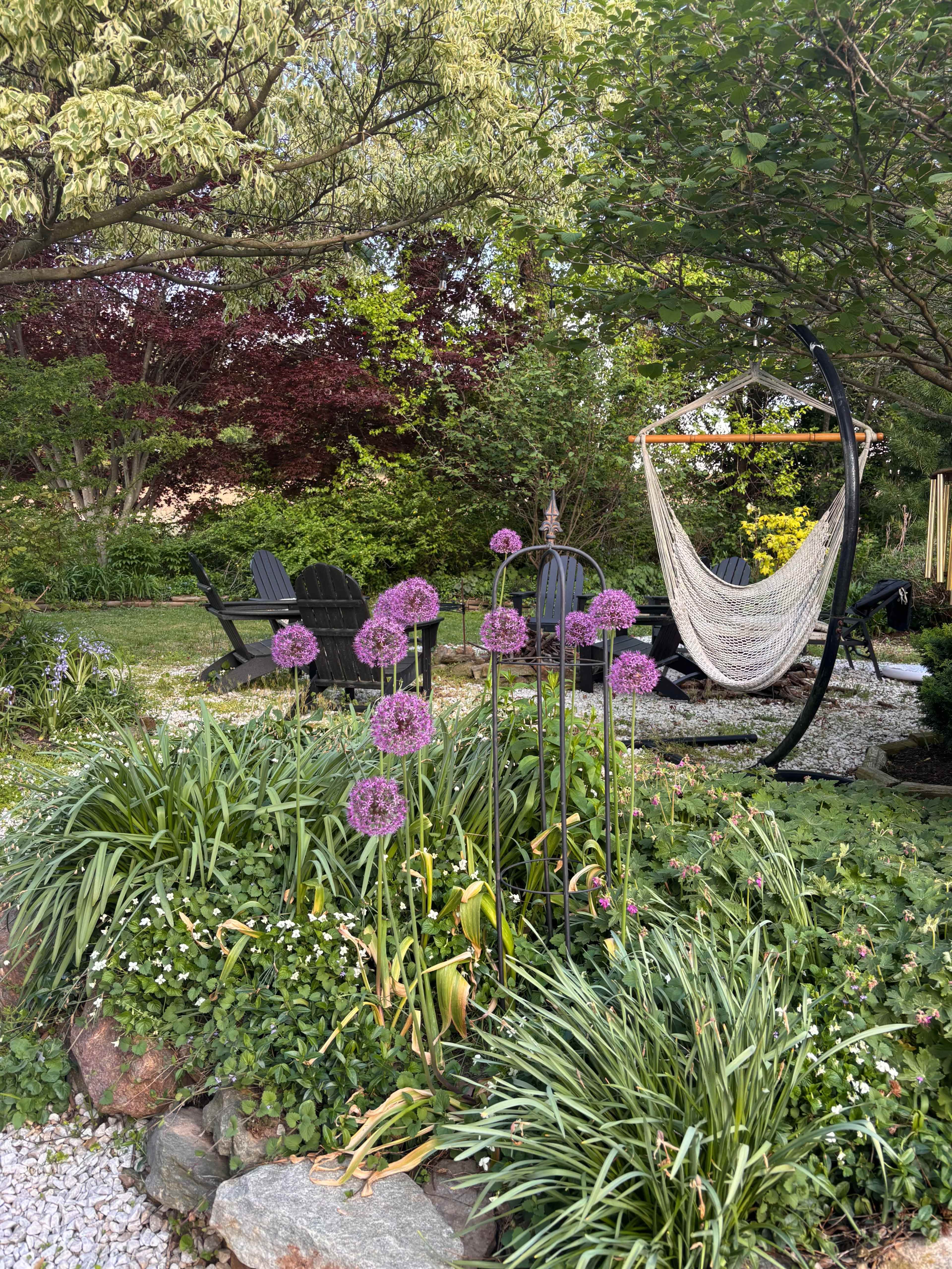 Private Cottage Garden with Chickens and Creative Charm Image in , Parkton, MD