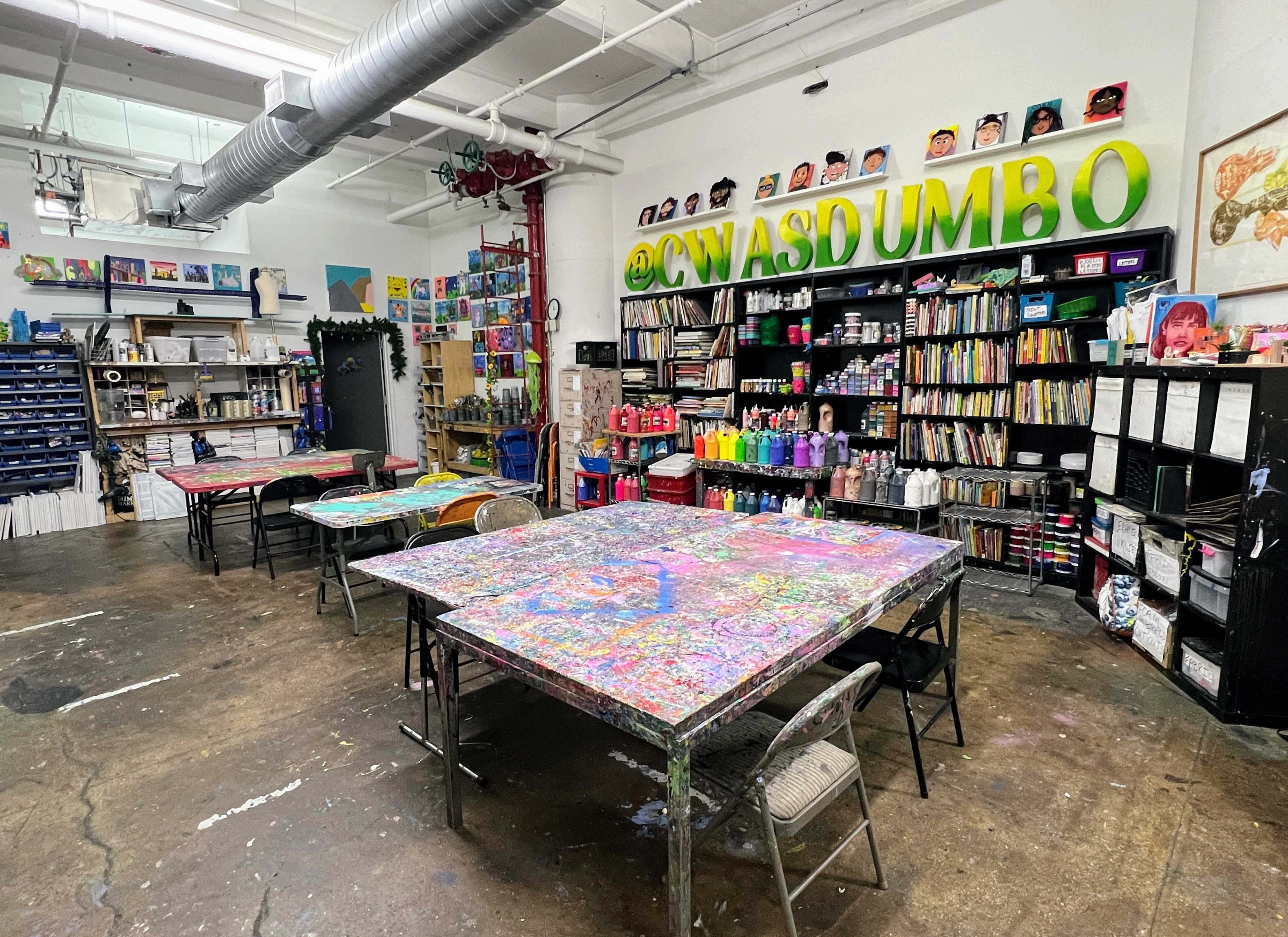 Colorful (and Huge) Art Studio in Dumbo, Brooklyn Image in Dumbo, Brooklyn, NY