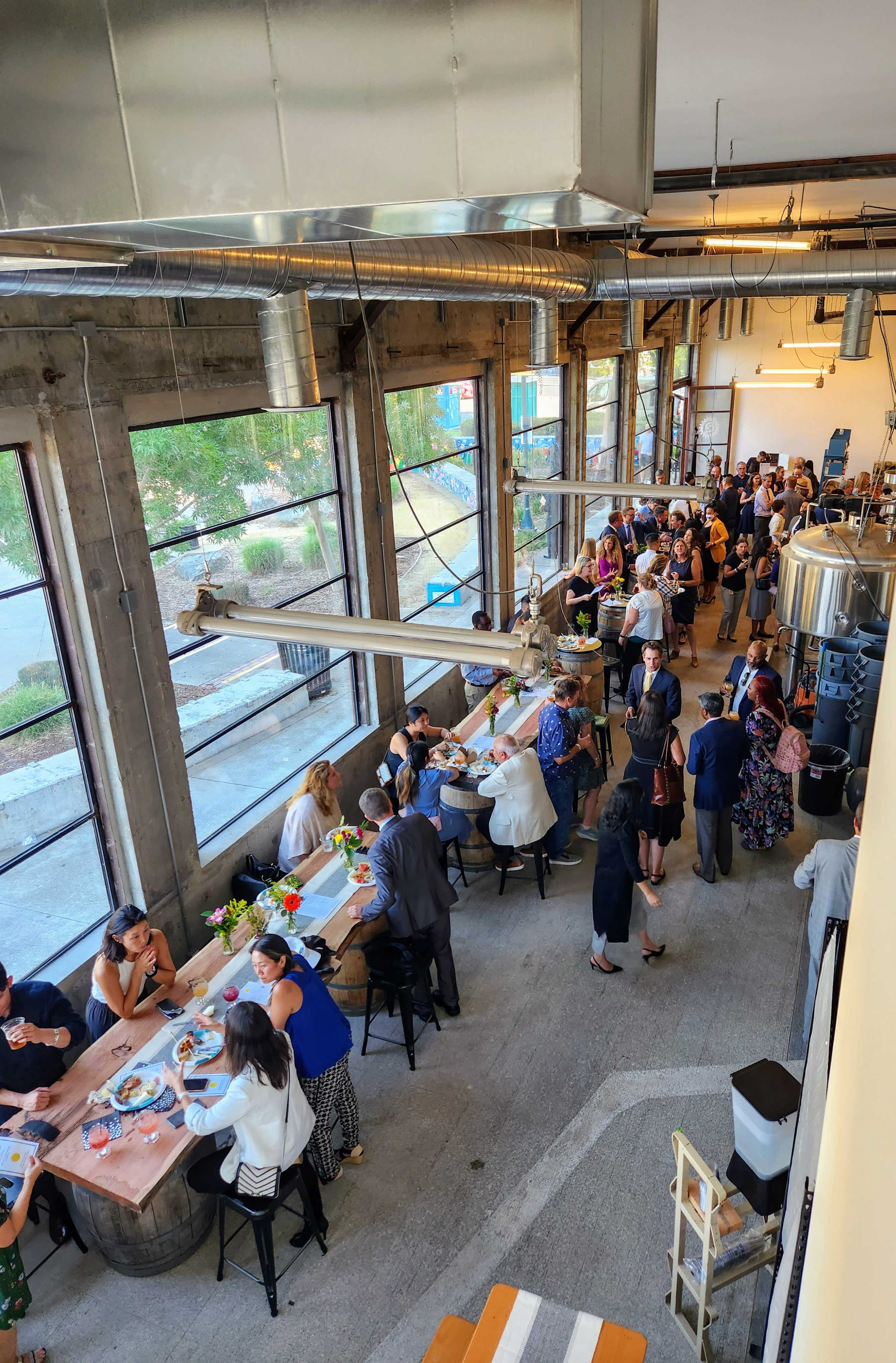Downtown Brewery with Large Space Showcasing Production Tanks Image in Martinez, Martinez, CA