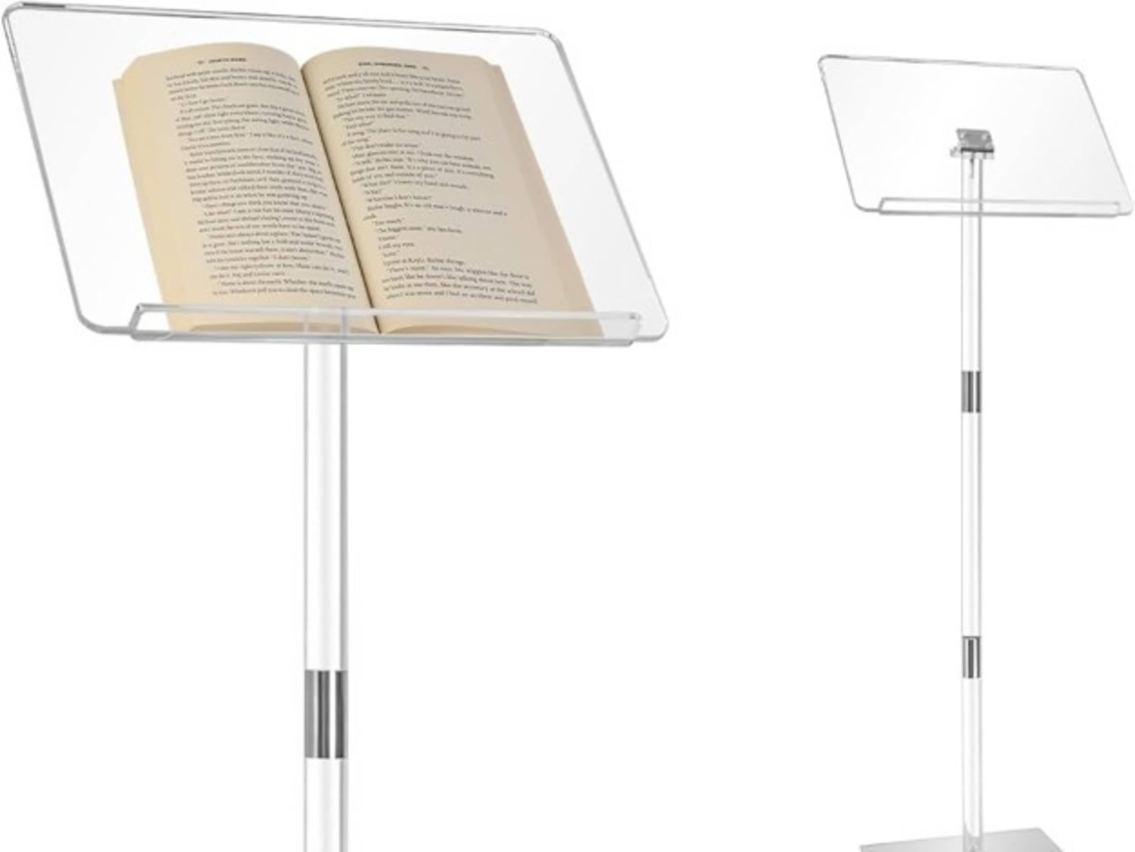 Clear acrylic podium