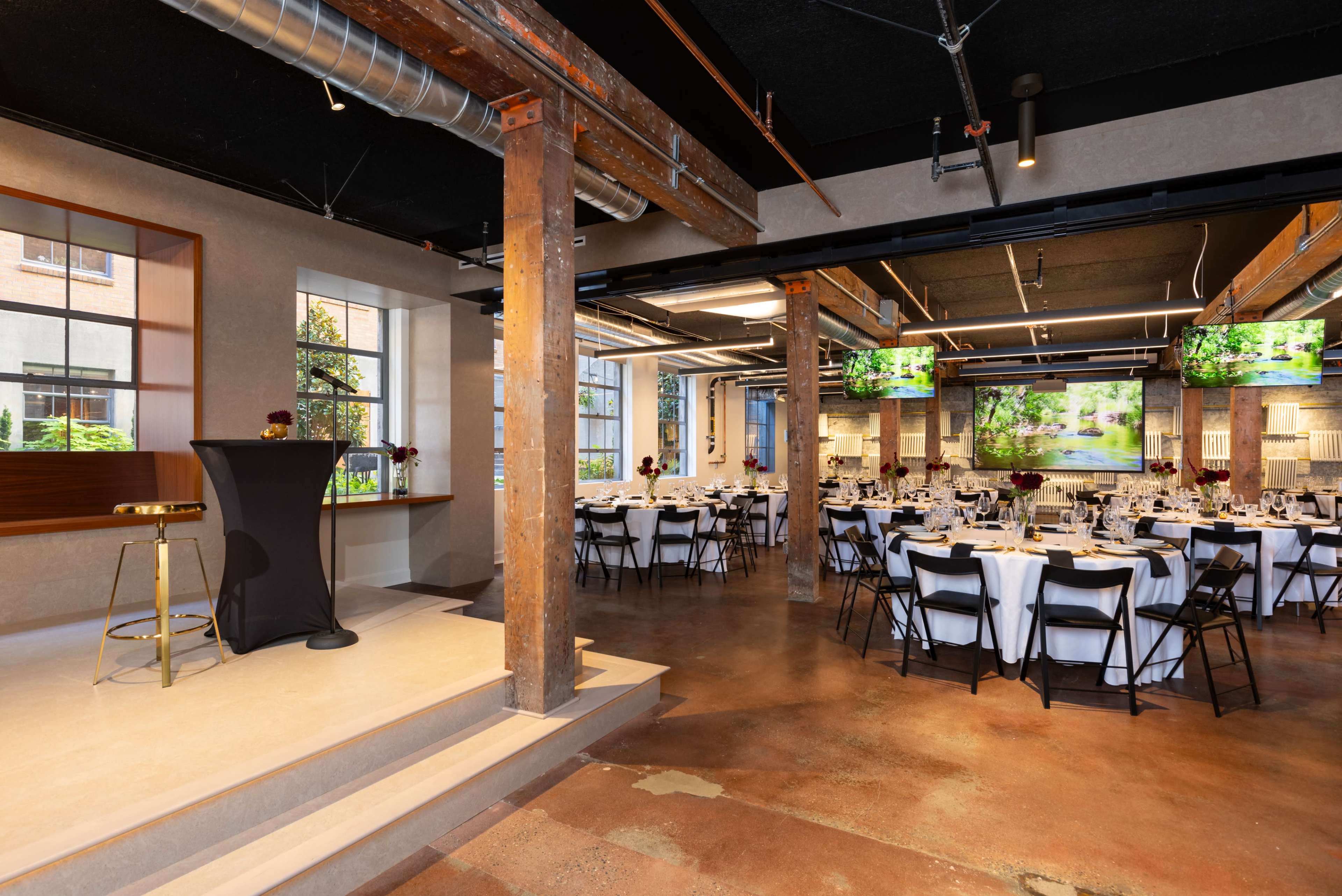 Radiator Room offers a chic canvas for your next big event! Image in Belltown, Seattle, WA