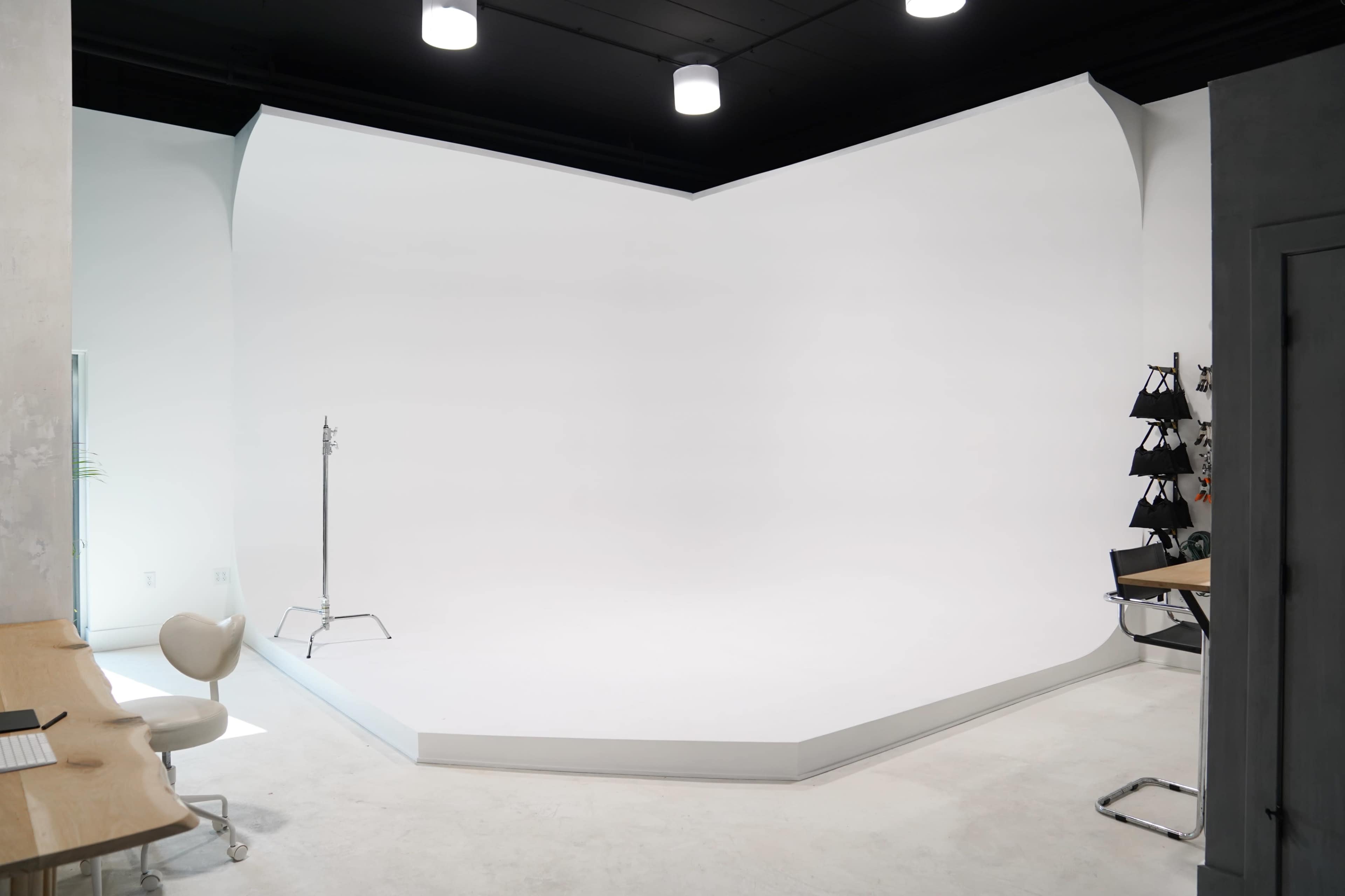 light-filled photo studio with limewashed walls Image in Meadows, Middleton, WI