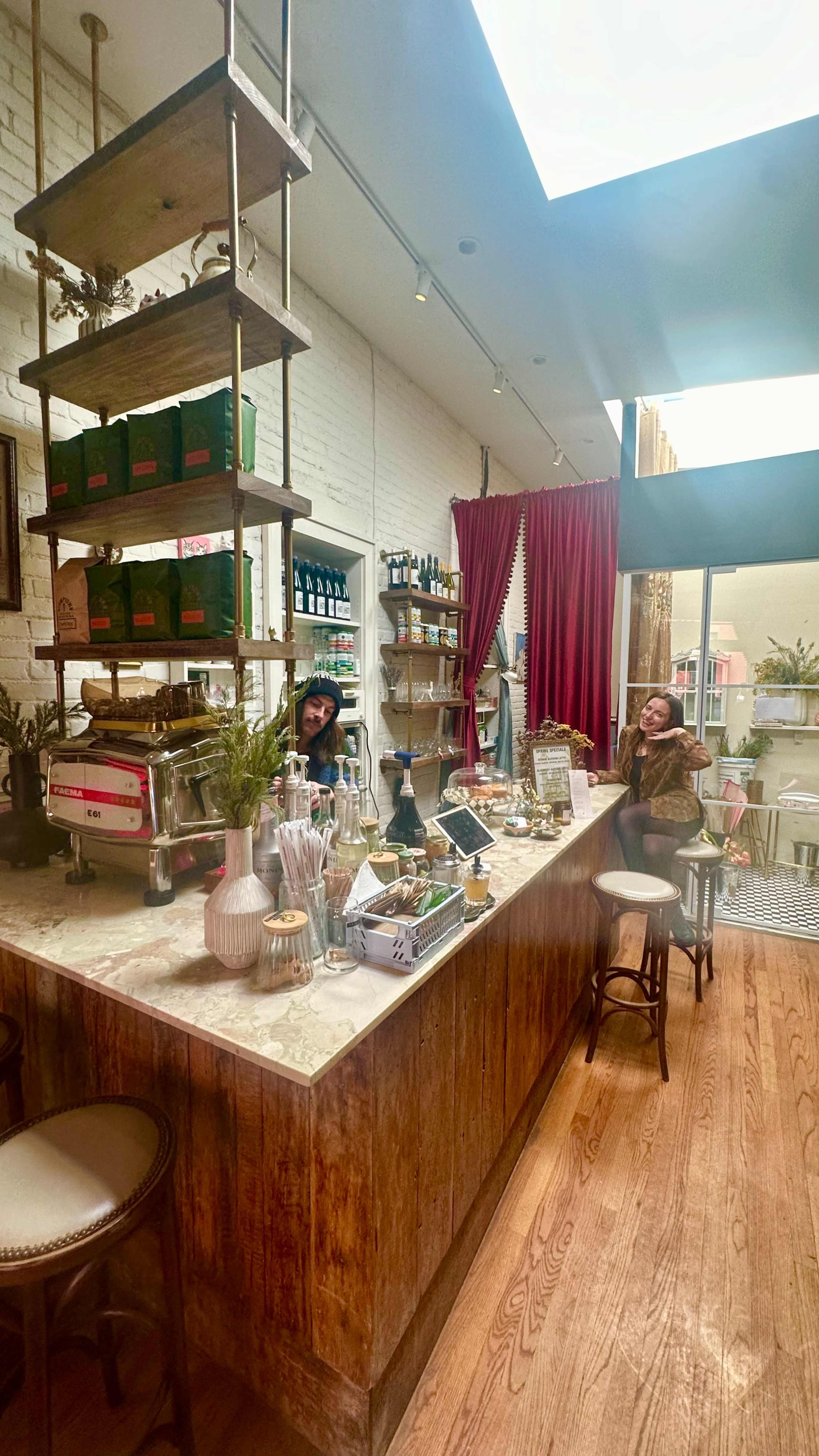 frenchie, romantic, and cozy cafe/flower shop in greenpoint Image in Greenpoint, Brooklyn, NY